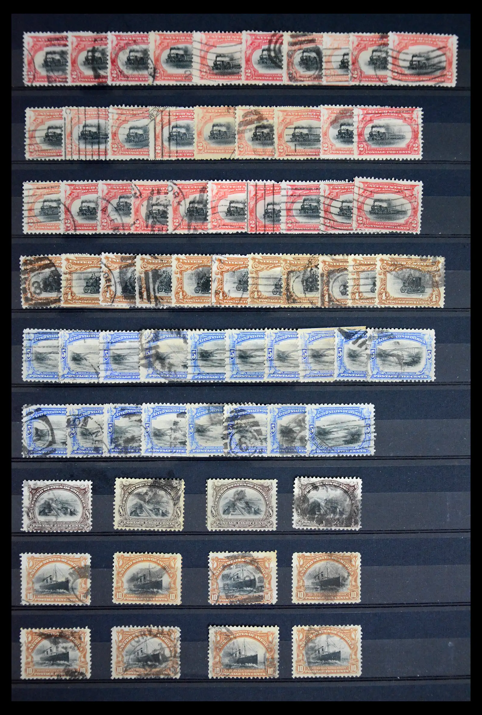 41642 0010 - Stamp collection 41642 USA 1893-1935.