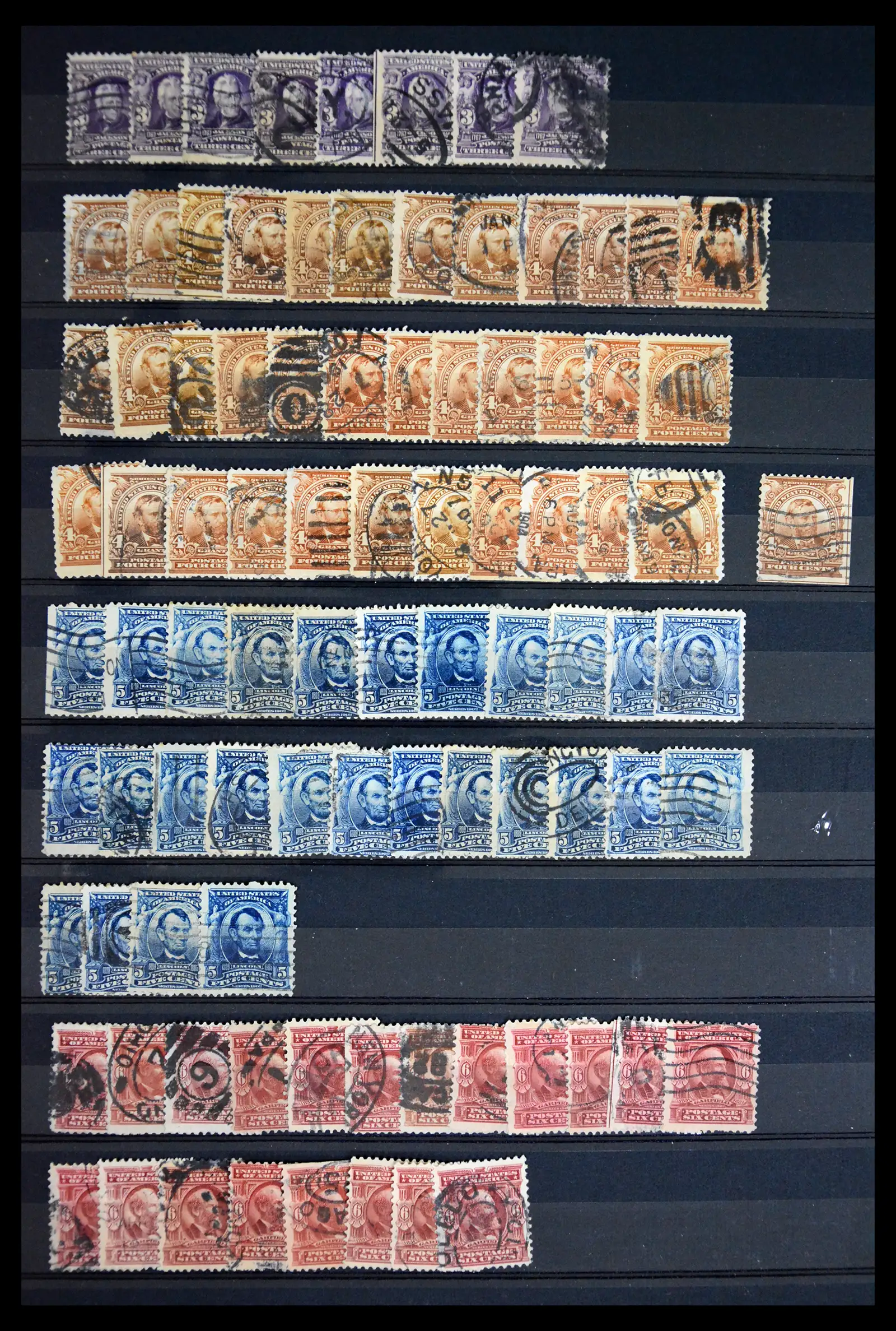 41642 0012 - Stamp collection 41642 USA 1893-1935.