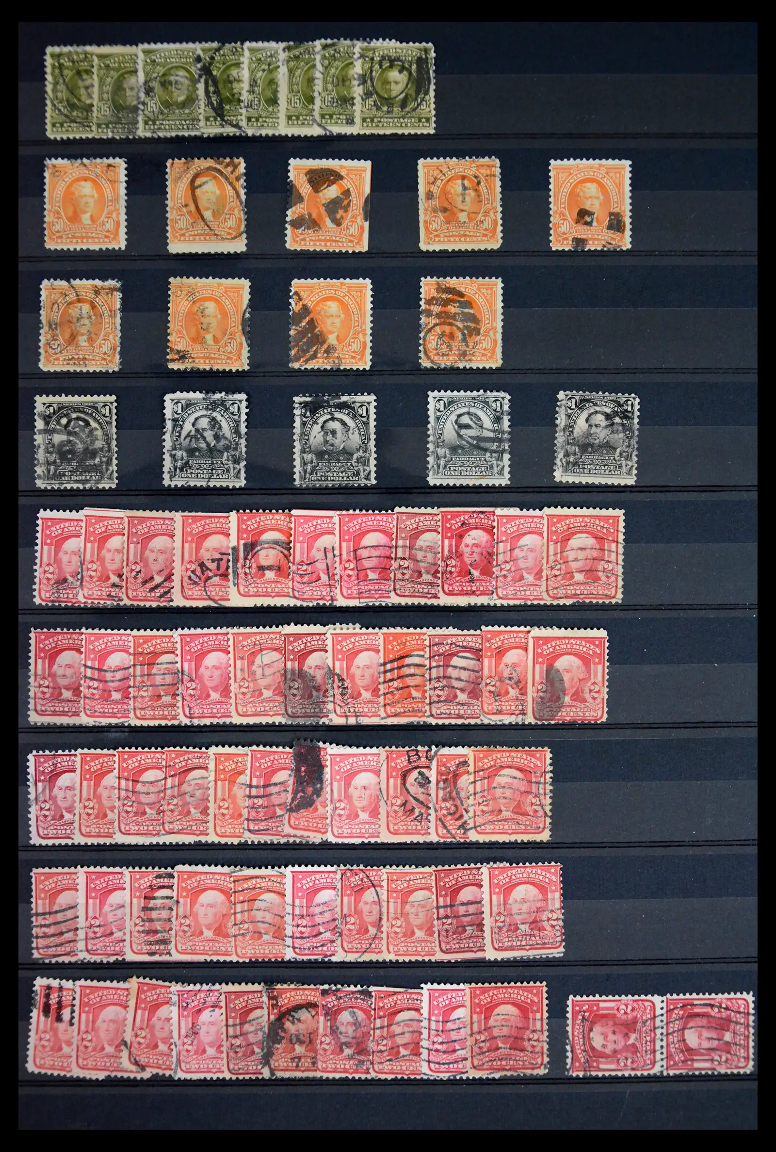 41642 0014 - Stamp collection 41642 USA 1893-1935.