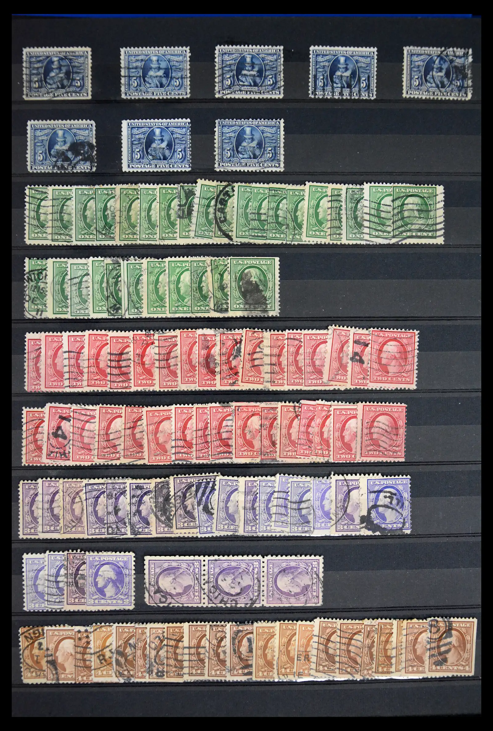 41642 0018 - Stamp collection 41642 USA 1893-1935.