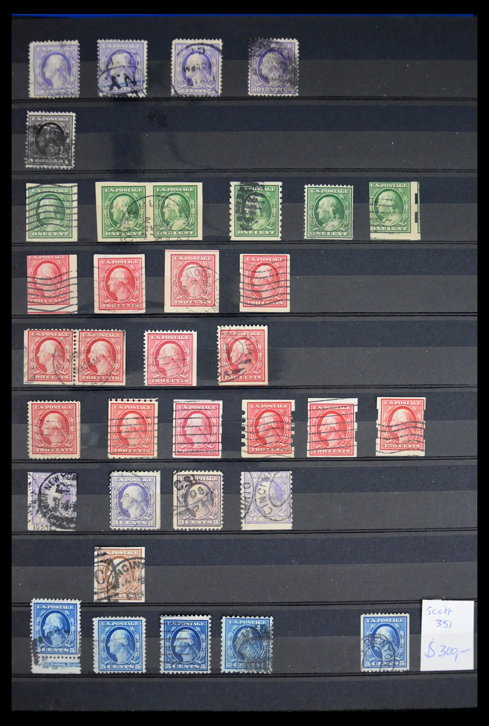 41642 0020 - Stamp collection 41642 USA 1893-1935.
