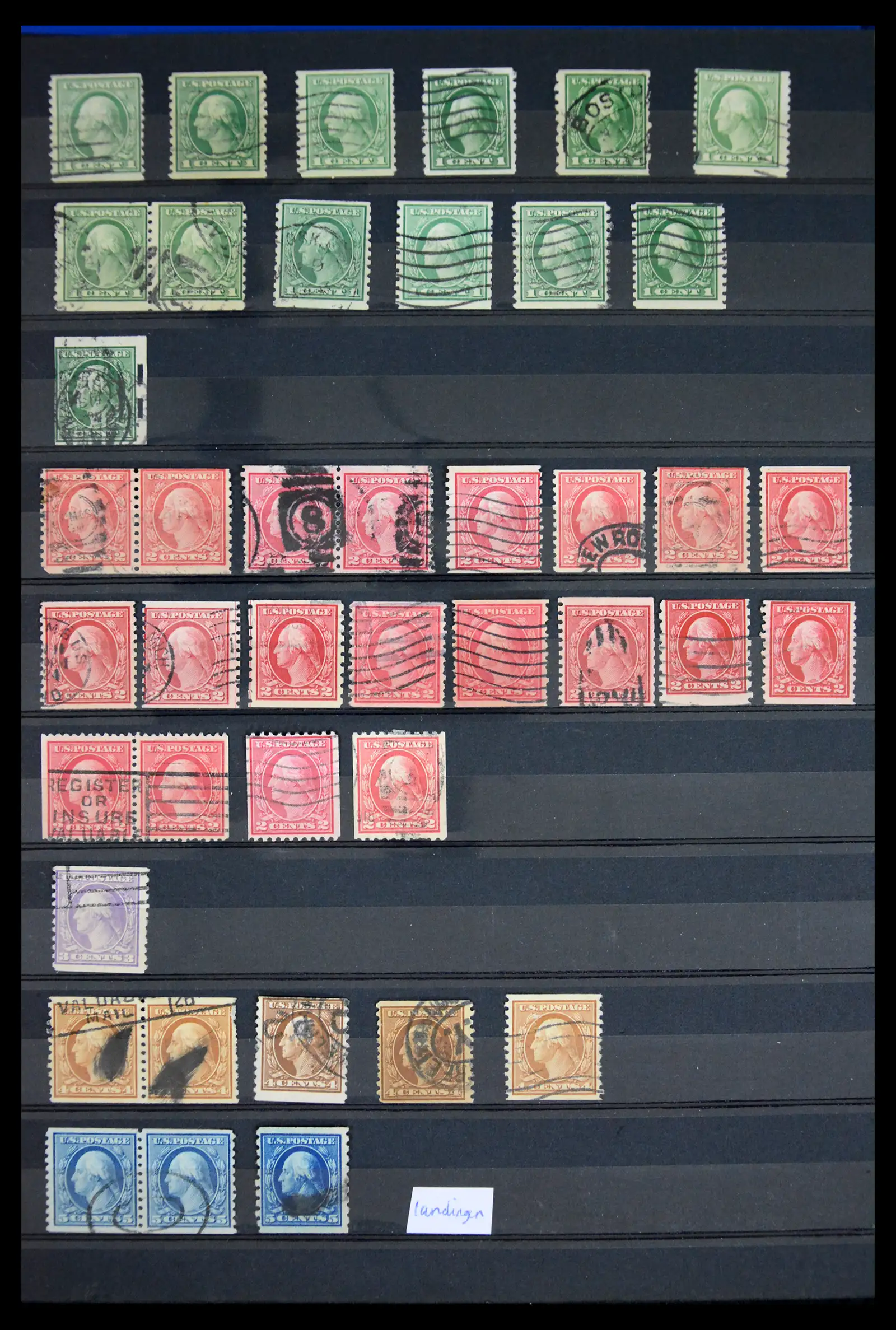 41642 0024 - Stamp collection 41642 USA 1893-1935.