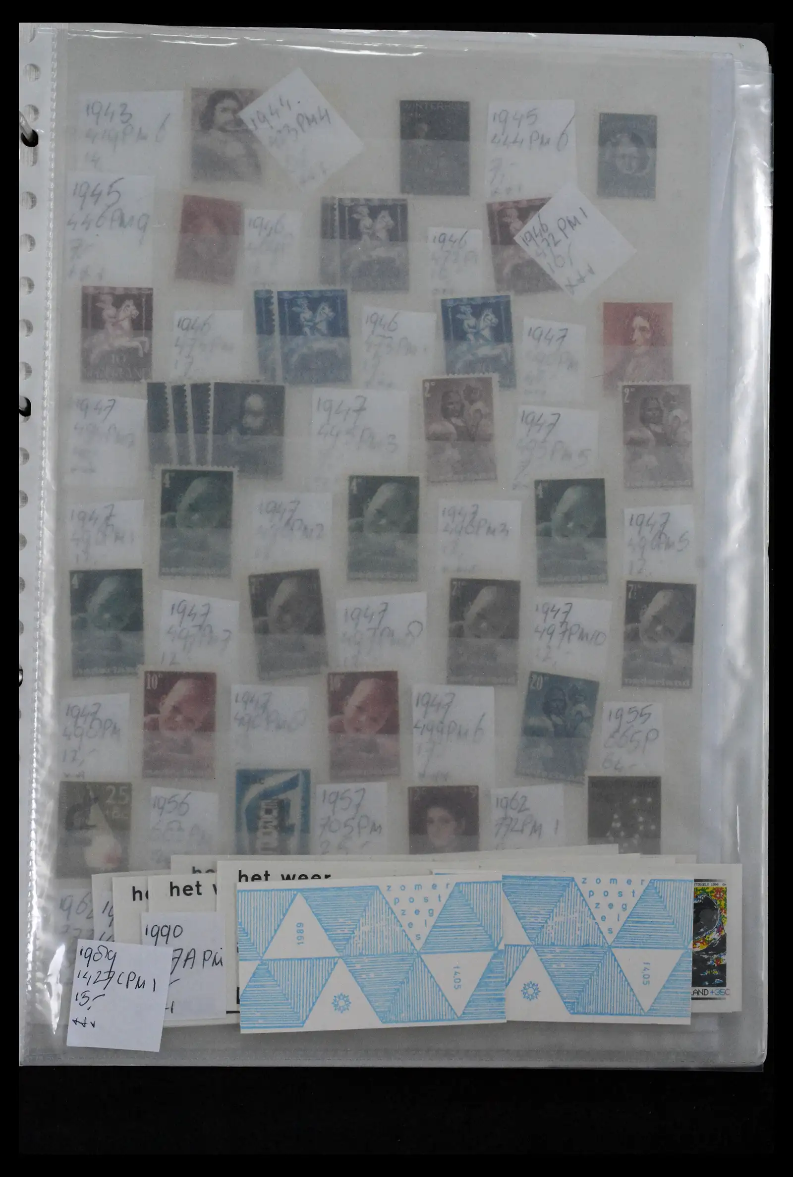 41643 0044 - Postzegelverzameling 41643 Nederland plaatfouten 1900-2011.