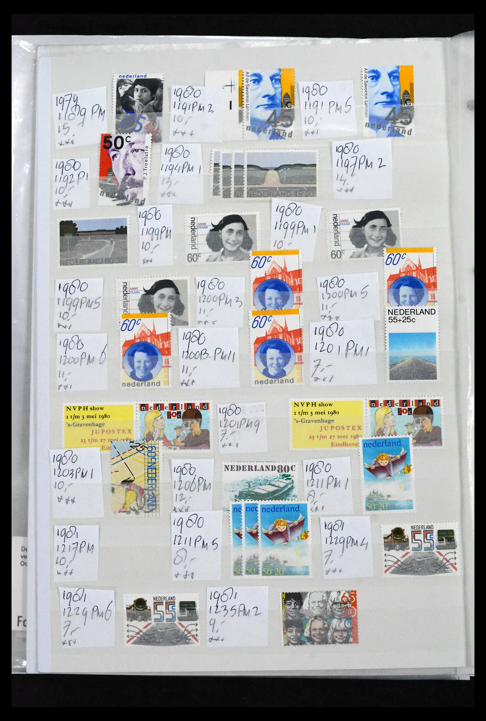 41643 0052 - Postzegelverzameling 41643 Nederland plaatfouten 1900-2011.