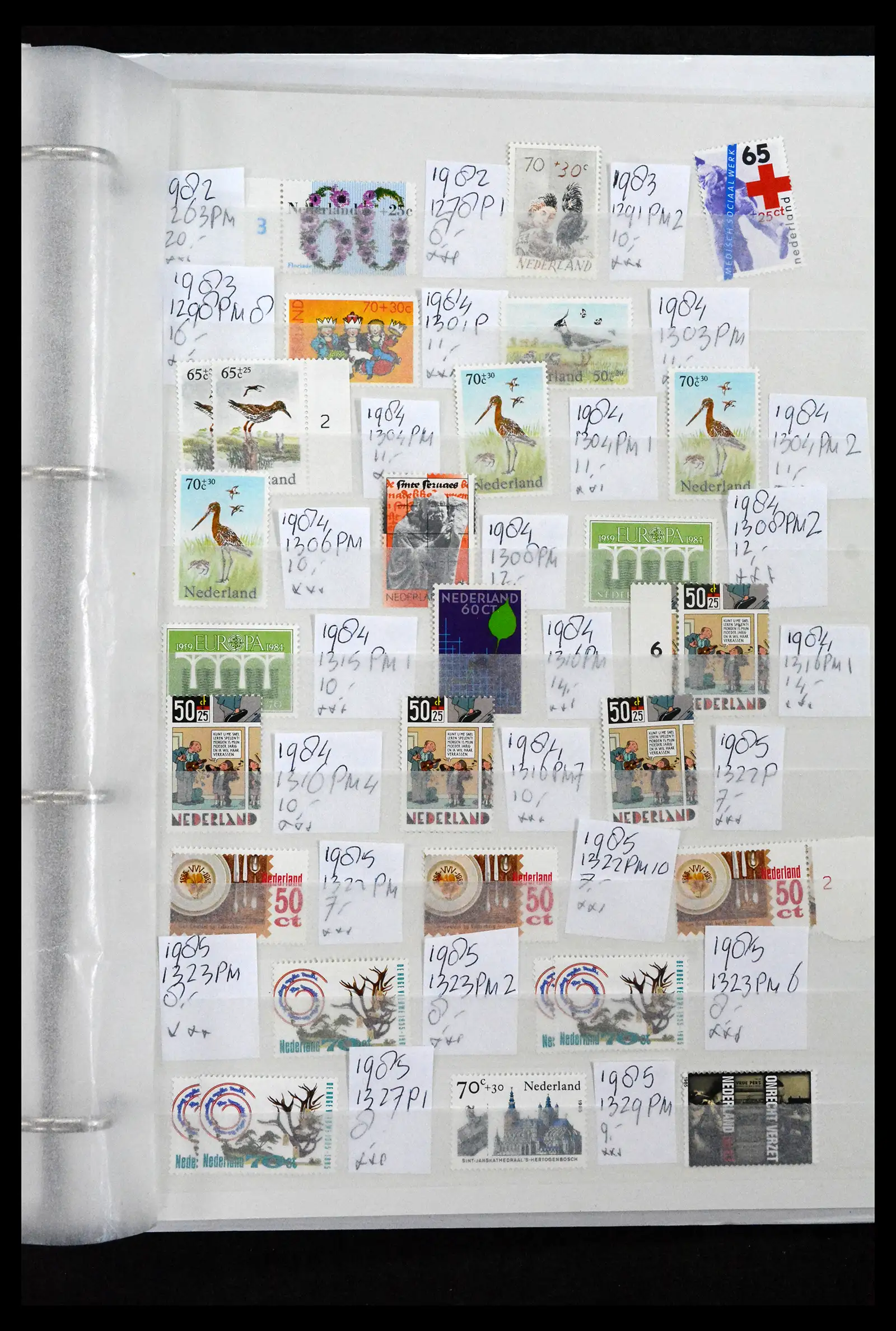 41643 0053 - Postzegelverzameling 41643 Nederland plaatfouten 1900-2011.