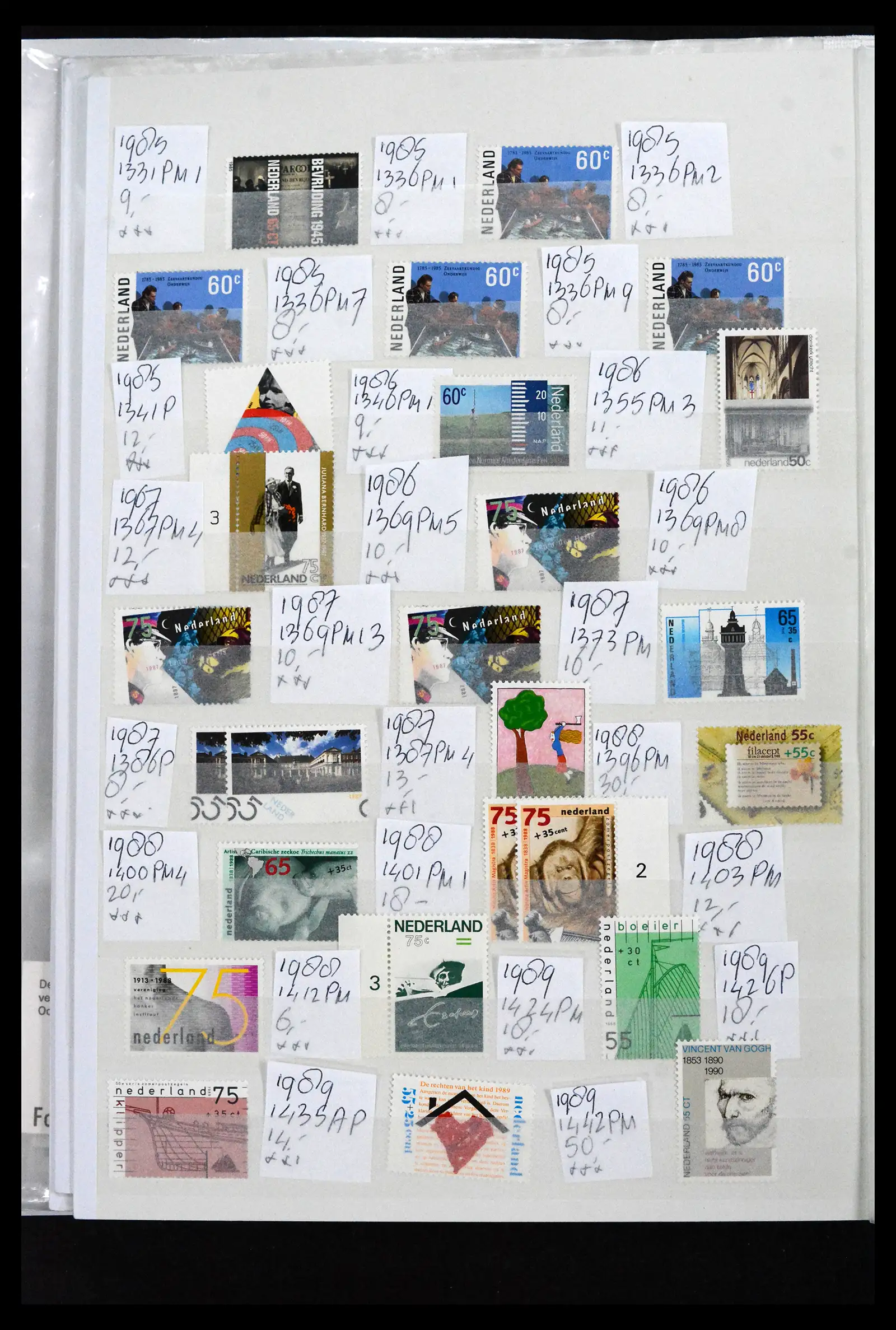 41643 0054 - Postzegelverzameling 41643 Nederland plaatfouten 1900-2011.