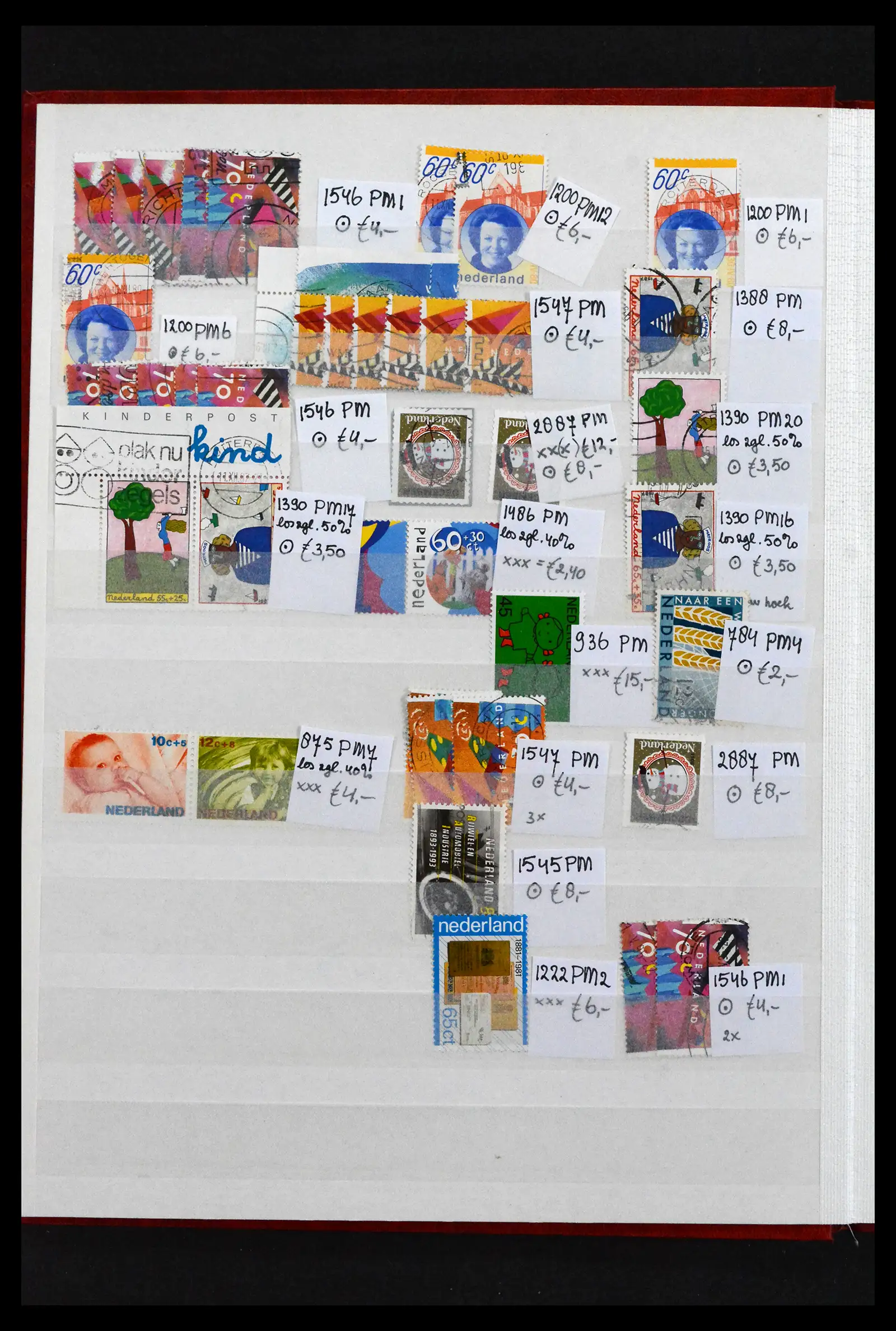 41643 0057 - Postzegelverzameling 41643 Nederland plaatfouten 1900-2011.