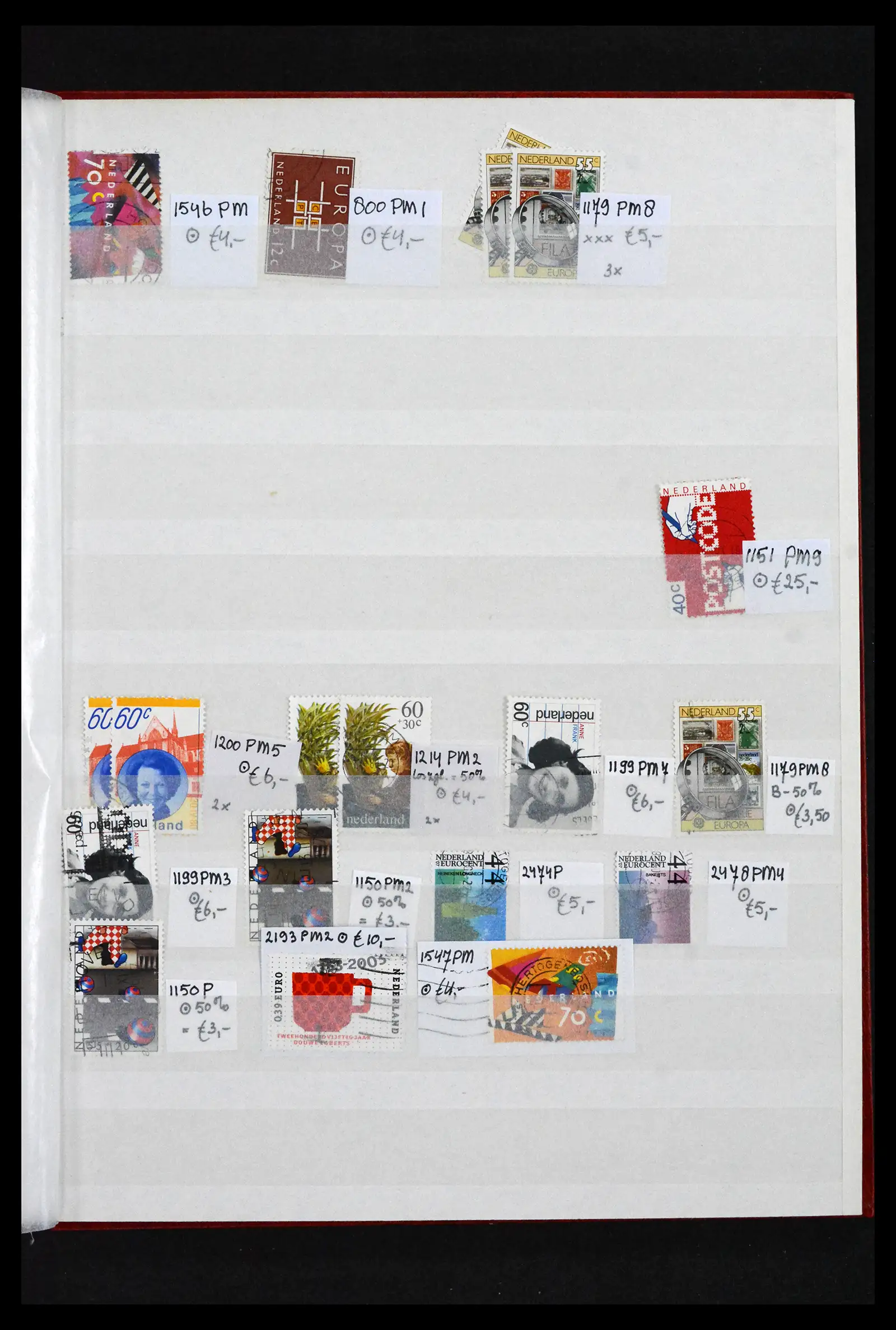 41643 0058 - Postzegelverzameling 41643 Nederland plaatfouten 1900-2011.