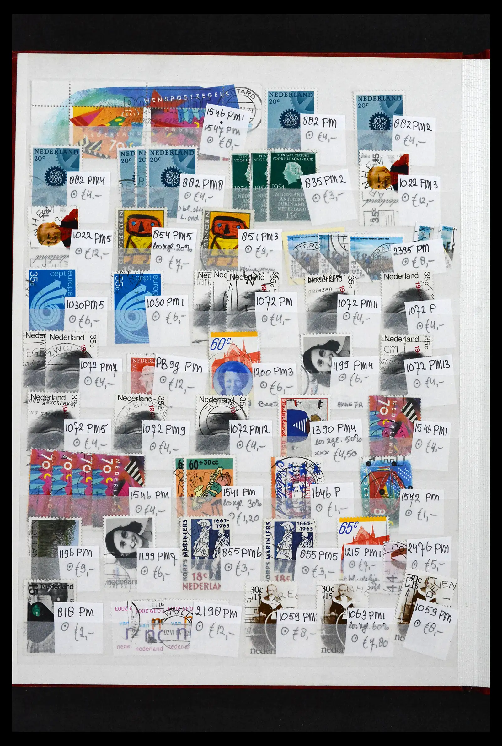 41643 0069 - Postzegelverzameling 41643 Nederland plaatfouten 1900-2011.