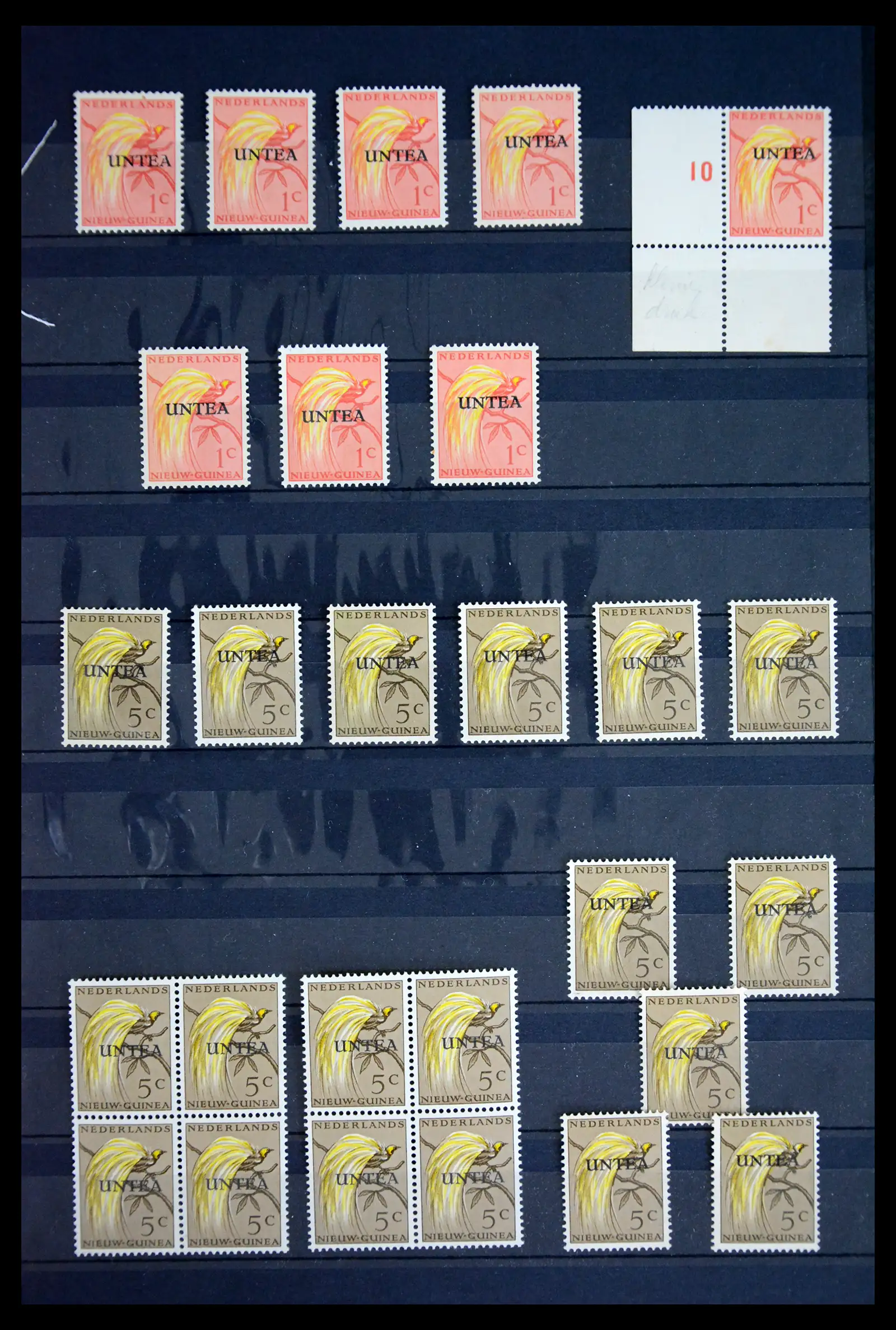 41644 0001 - Stamp collection 41644 New Guinea 1963.