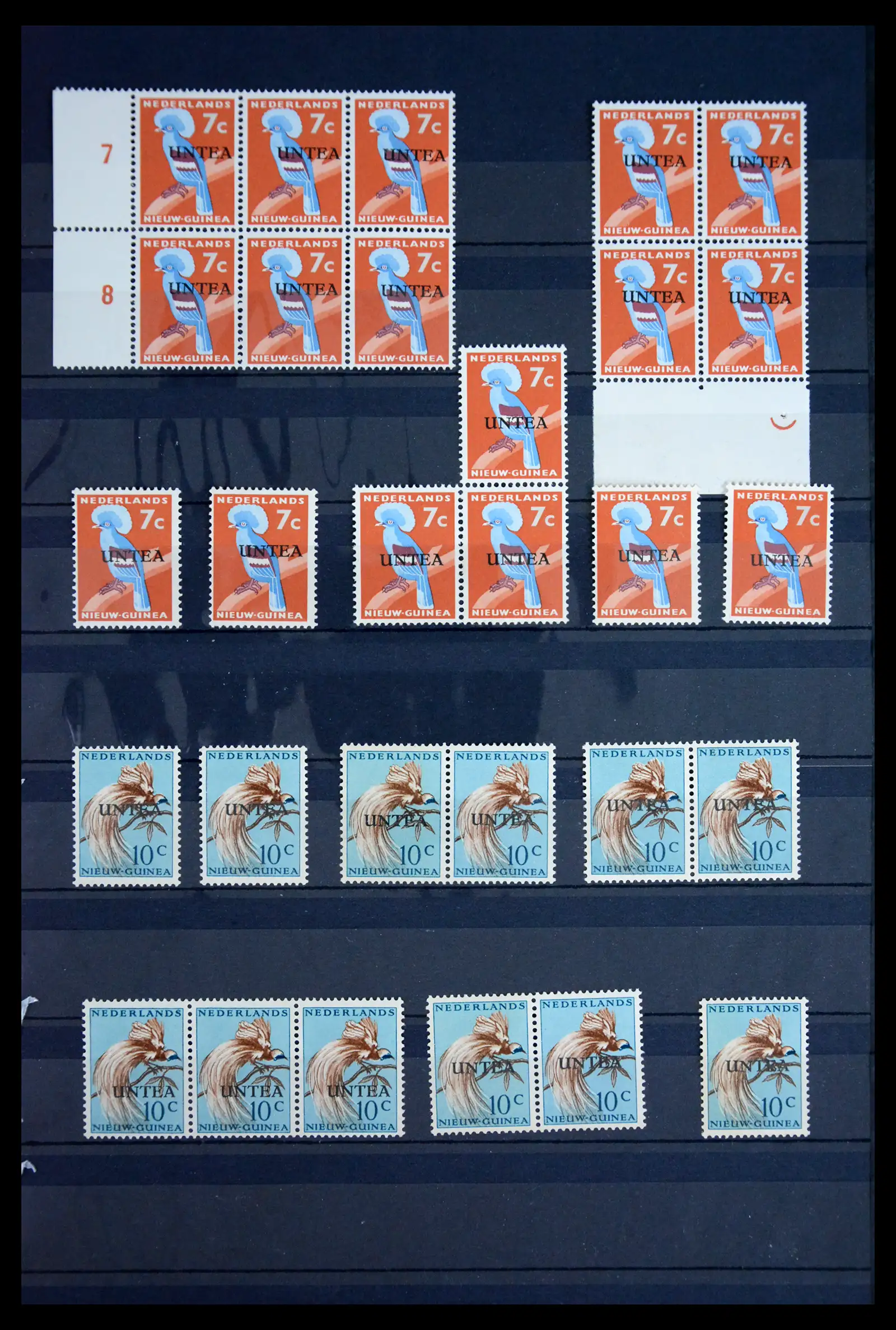 41644 0002 - Stamp collection 41644 New Guinea 1963.