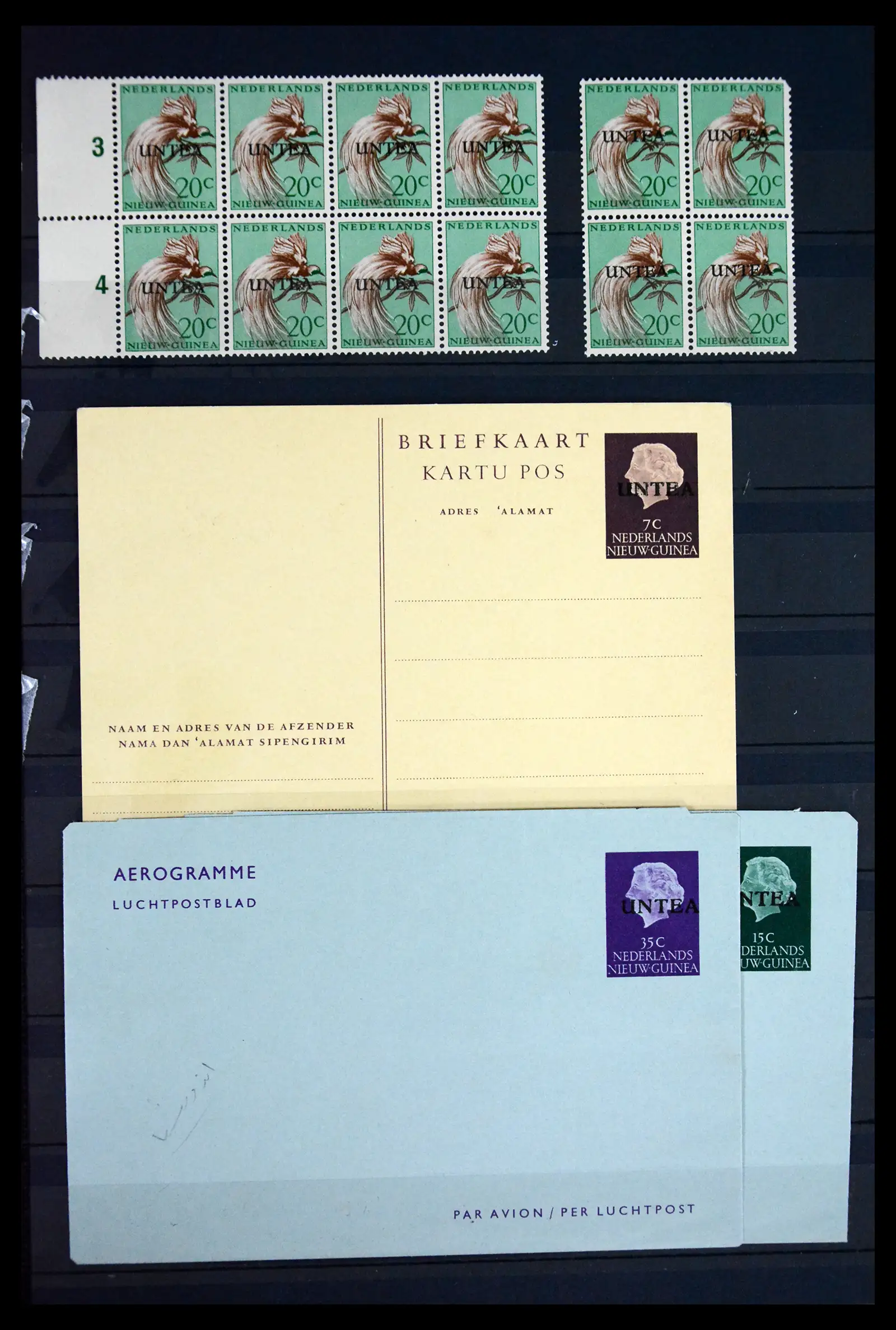 41644 0006 - Stamp collection 41644 New Guinea 1963.