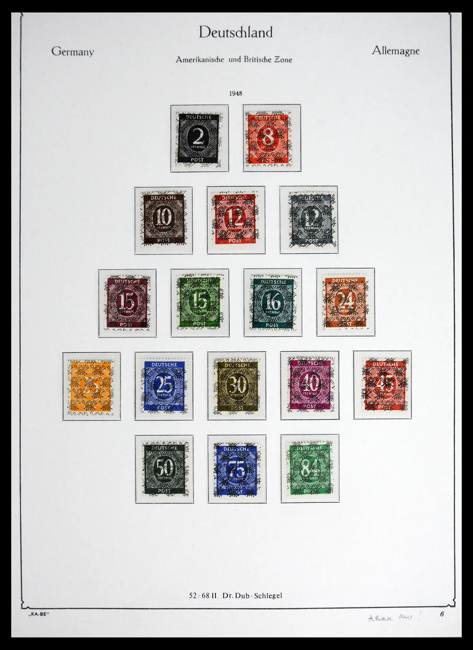 41646 0013 - Stamp collection 41646 German Zones 1945-1949.