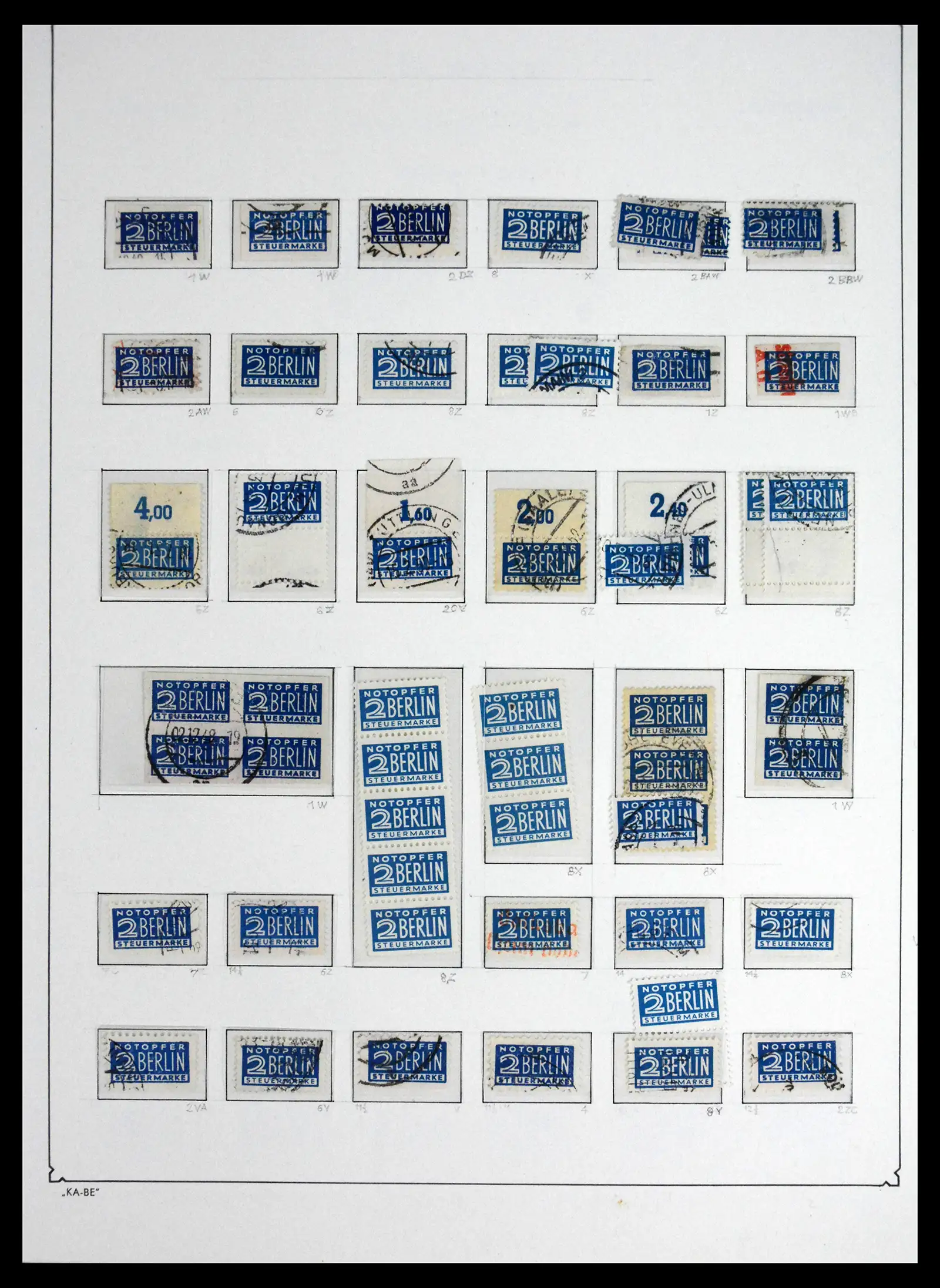 41646 0017 - Stamp collection 41646 German Zones 1945-1949.