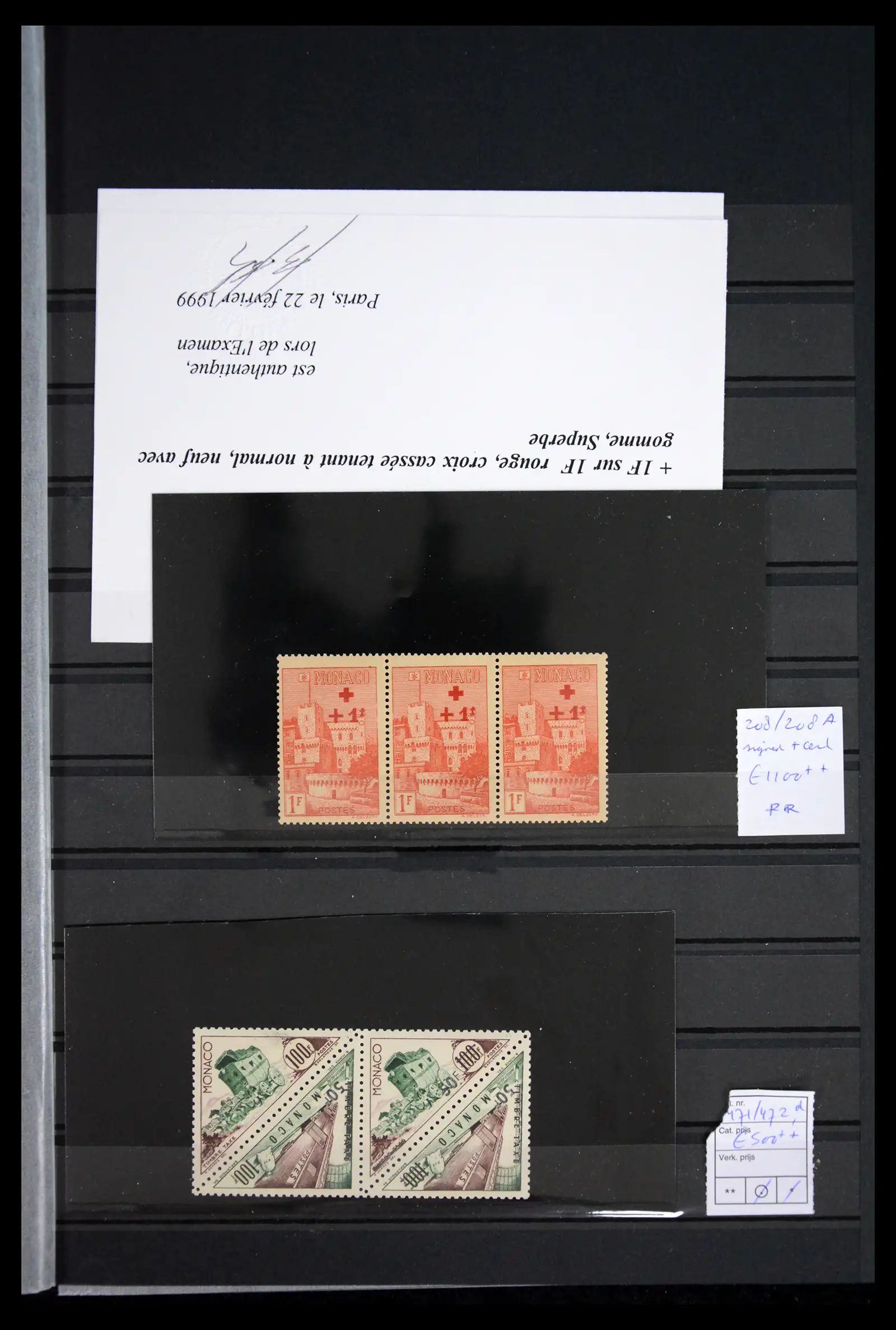 41649 0001 - Stamp collection 41649 Monaco varieties 1939-1956.