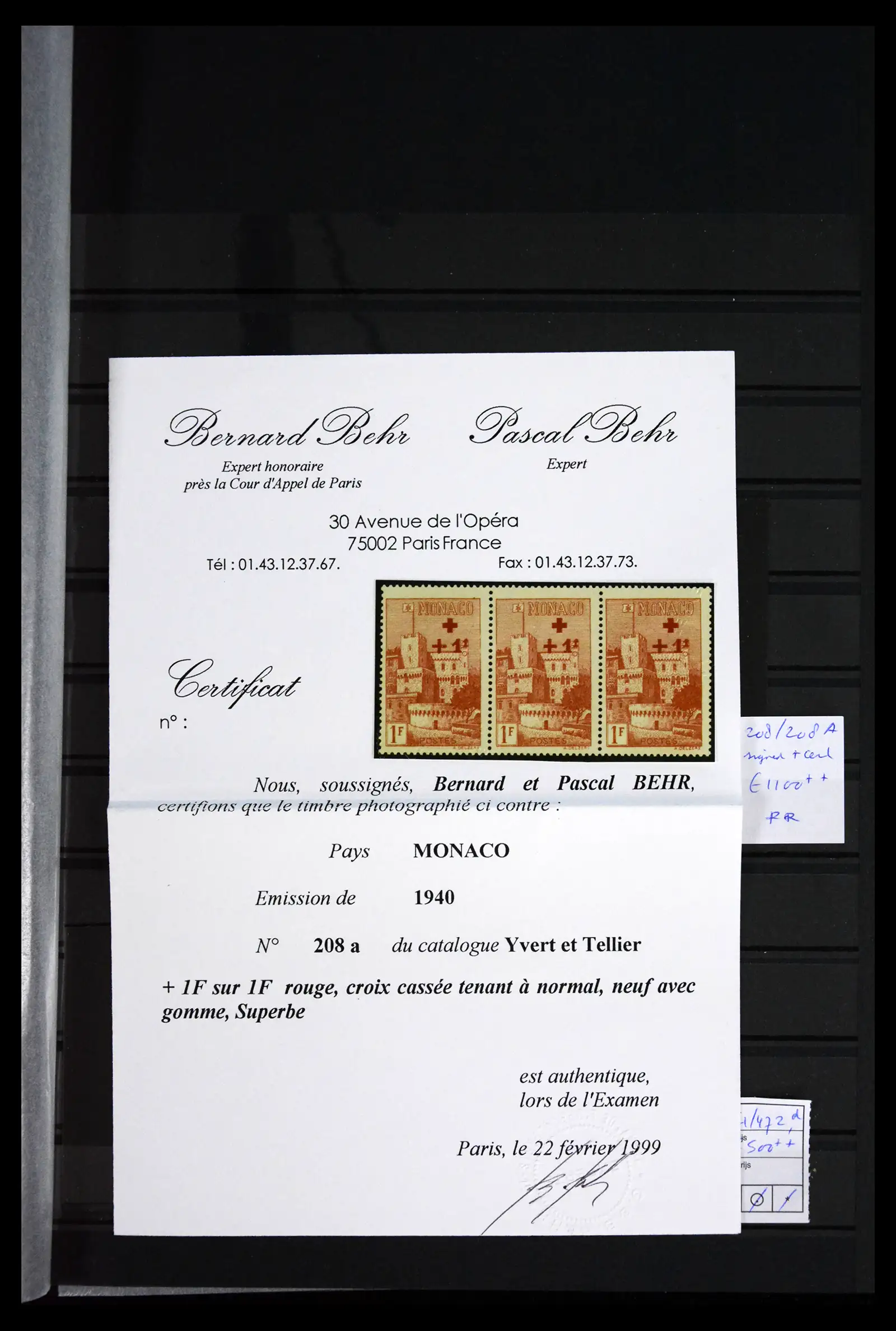 41649 0002 - Stamp collection 41649 Monaco varieties 1939-1956.