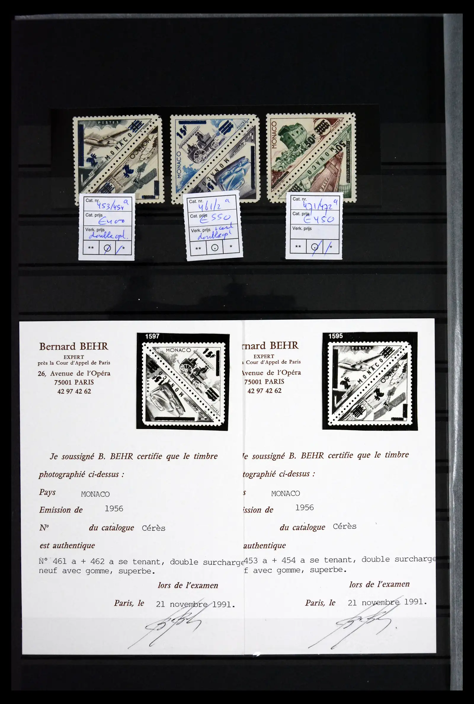 41649 0003 - Stamp collection 41649 Monaco varieties 1939-1956.