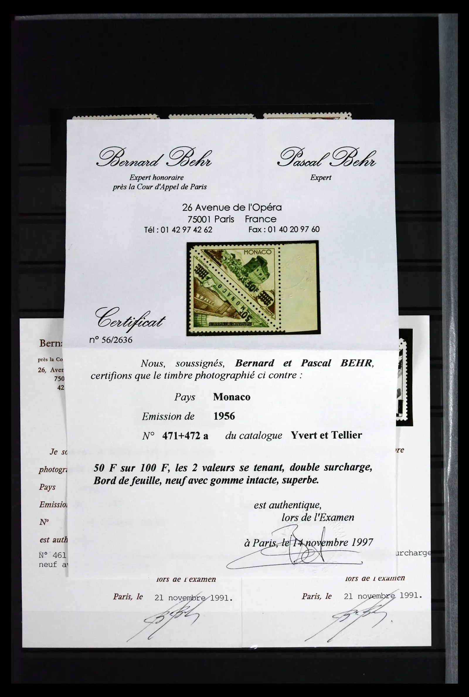 41649 0004 - Stamp collection 41649 Monaco varieties 1939-1956.