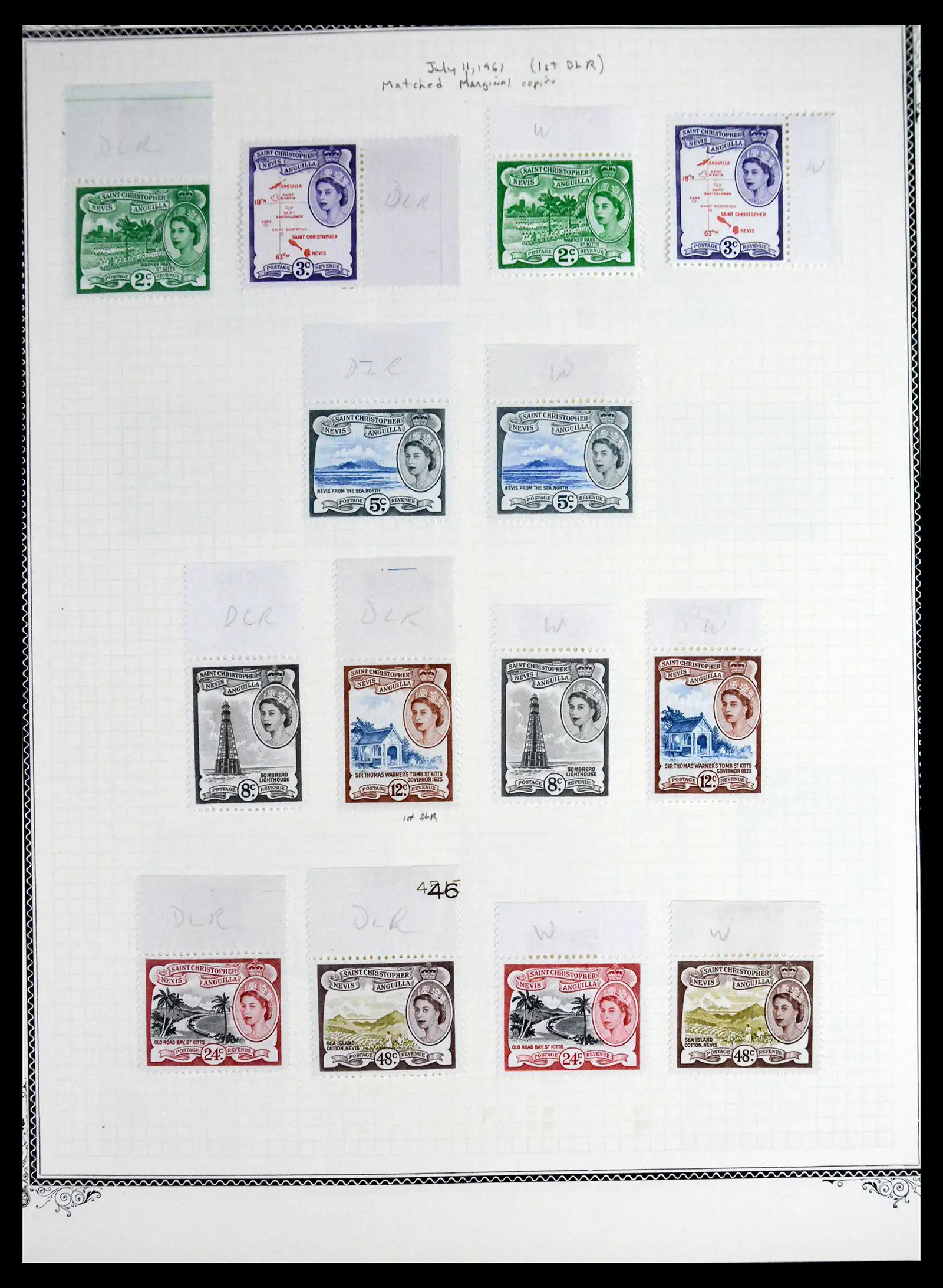 41651 0014 - Stamp collection 41651 St. Kitts-Nevis 1903-1974.