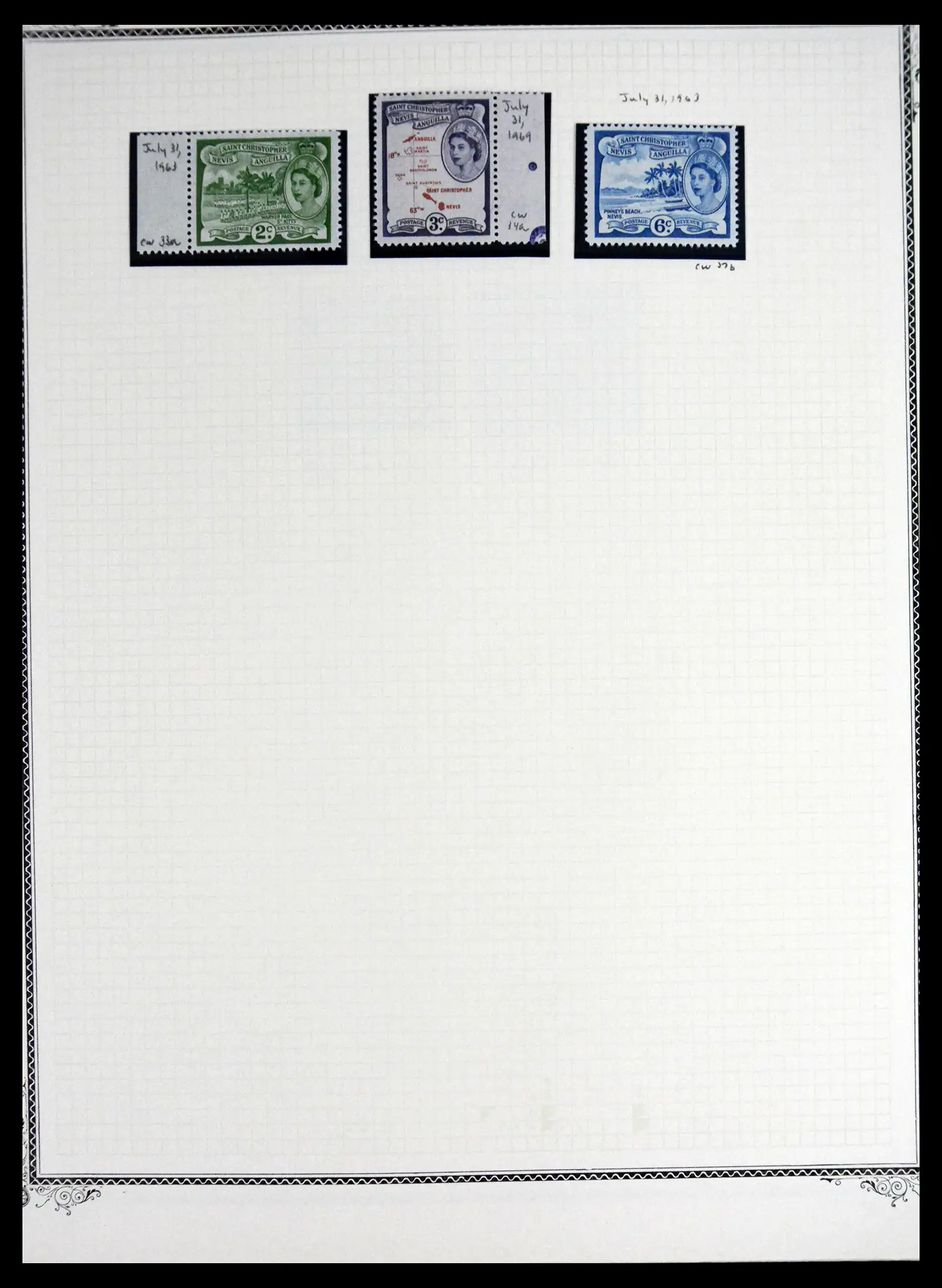 41651 0017 - Stamp collection 41651 St. Kitts-Nevis 1903-1974.