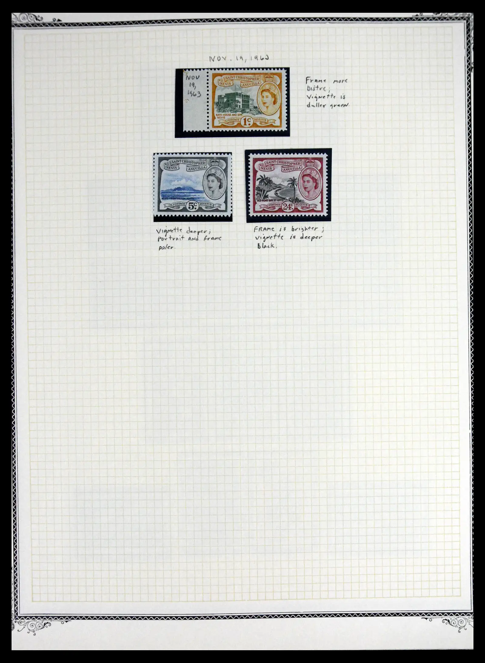 41651 0018 - Stamp collection 41651 St. Kitts-Nevis 1903-1974.