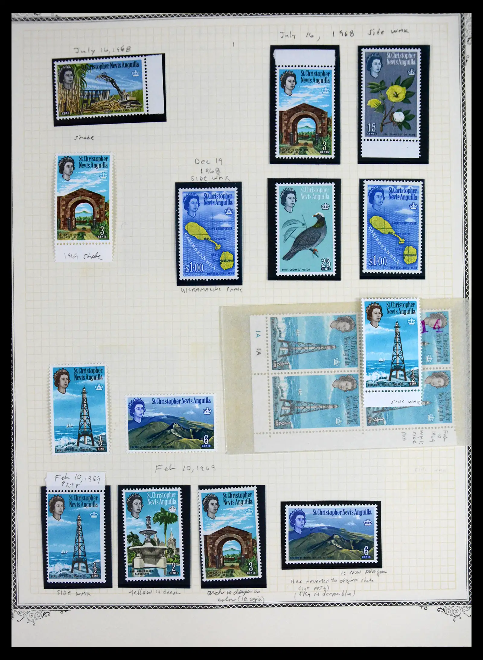 41651 0027 - Stamp collection 41651 St. Kitts-Nevis 1903-1974.