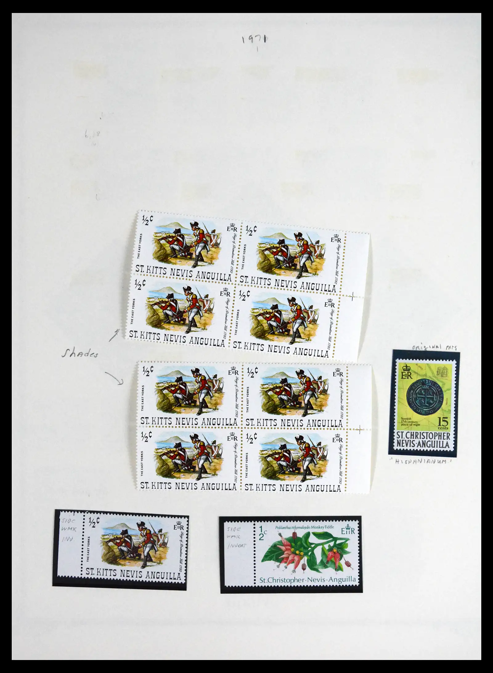 41651 0034 - Stamp collection 41651 St. Kitts-Nevis 1903-1974.