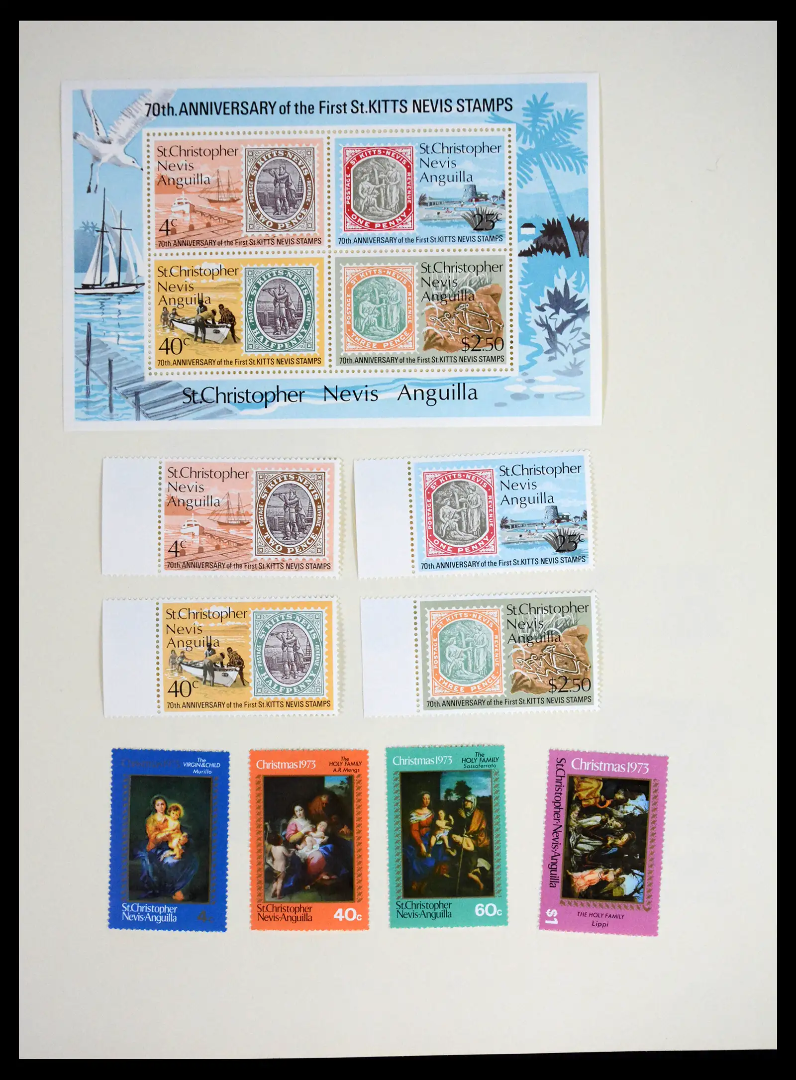 41651 0038 - Stamp collection 41651 St. Kitts-Nevis 1903-1974.