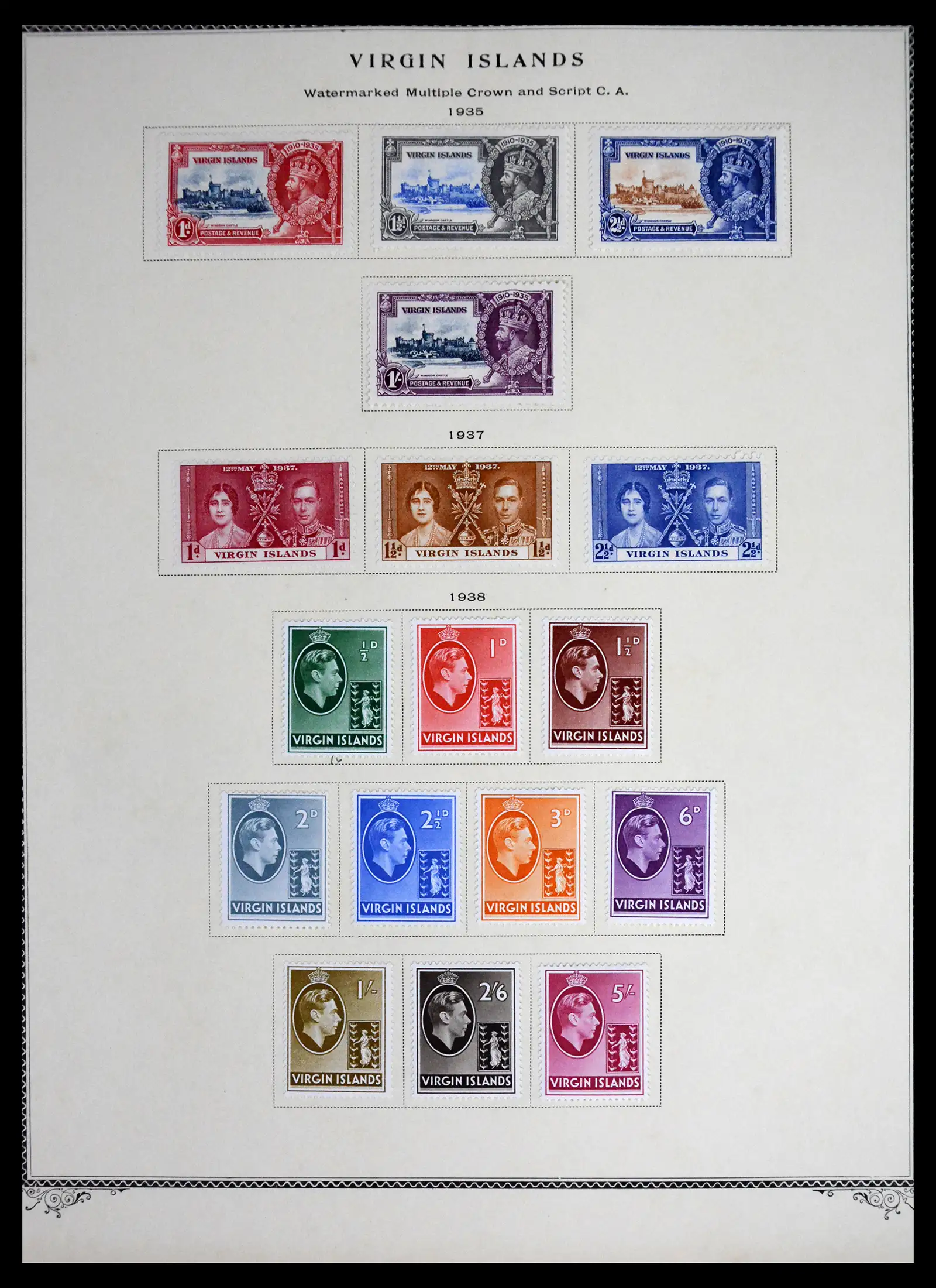 41652 0004 - Stamp collection 41652 British Virgin Islands 1866-1971.