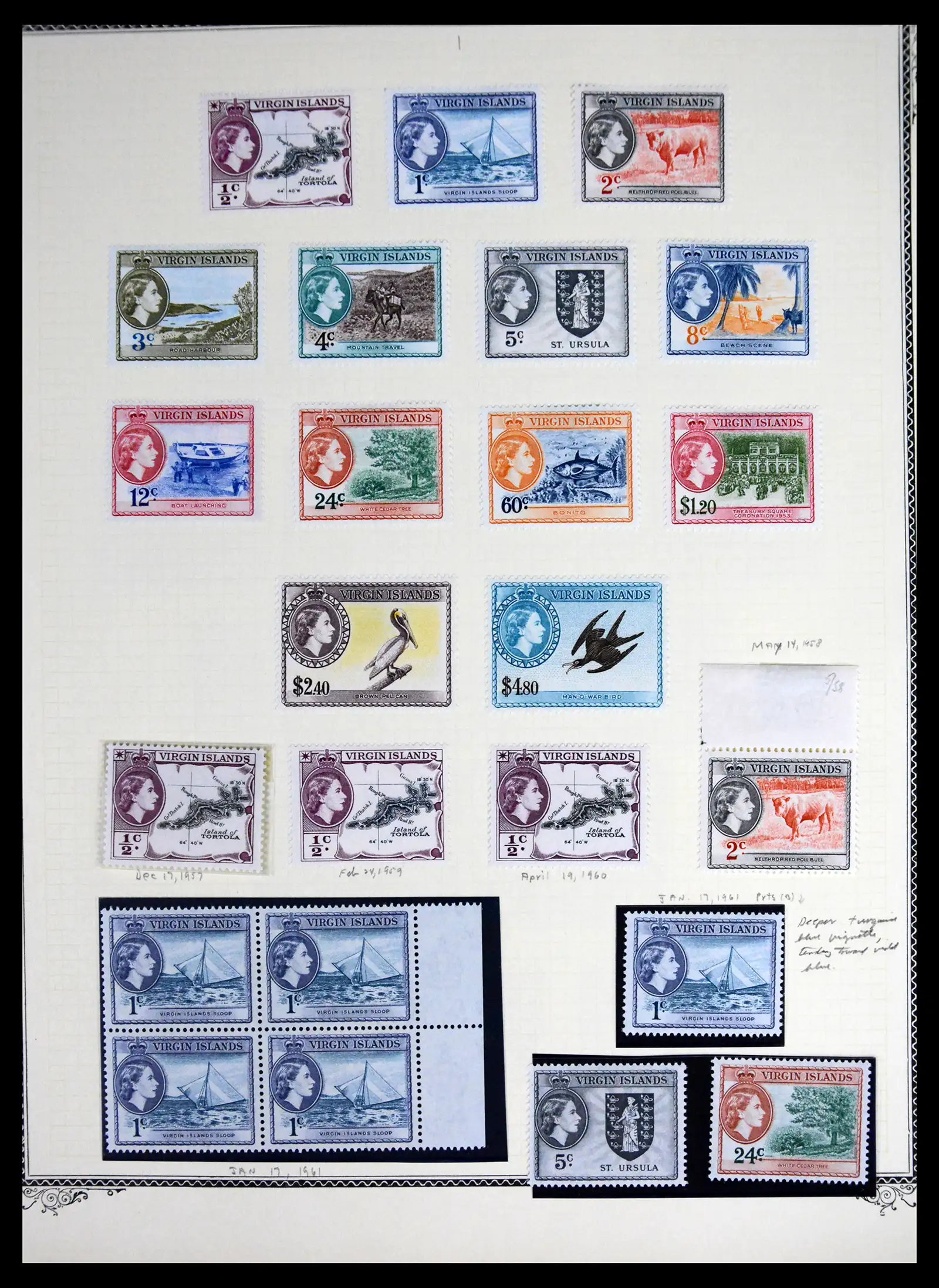 41652 0007 - Stamp collection 41652 British Virgin Islands 1866-1971.