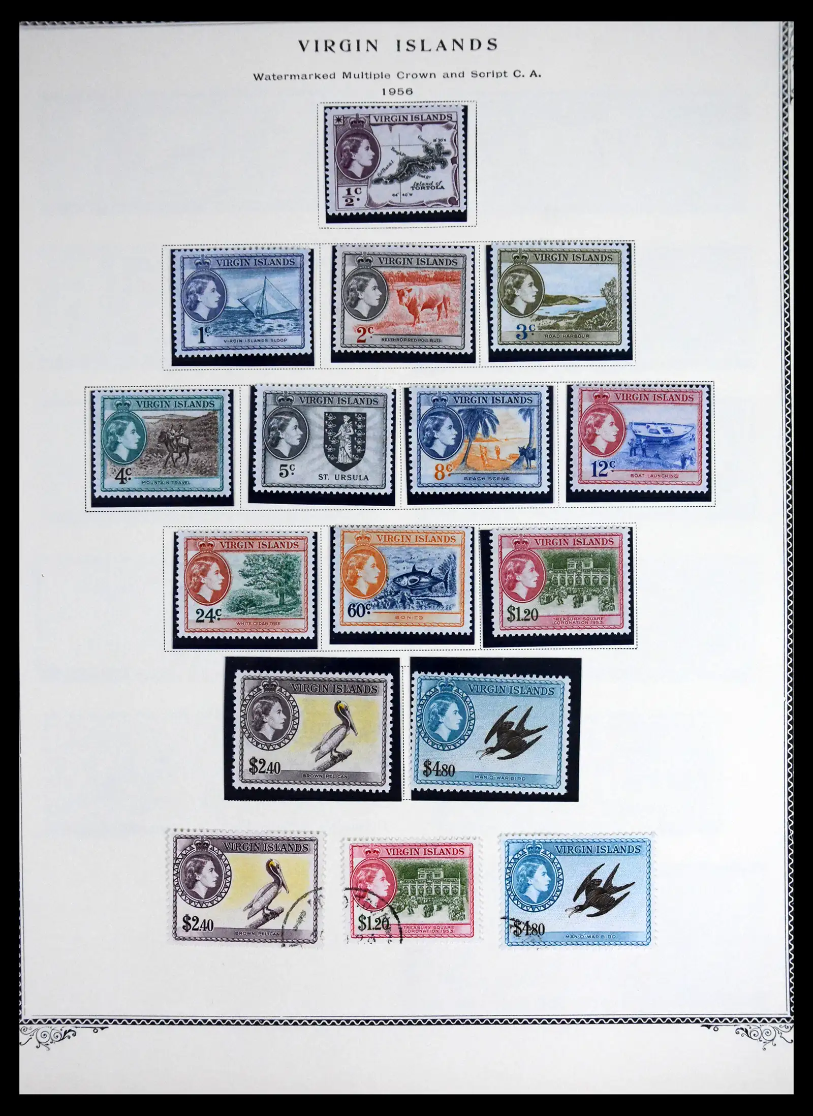 41652 0008 - Stamp collection 41652 British Virgin Islands 1866-1971.