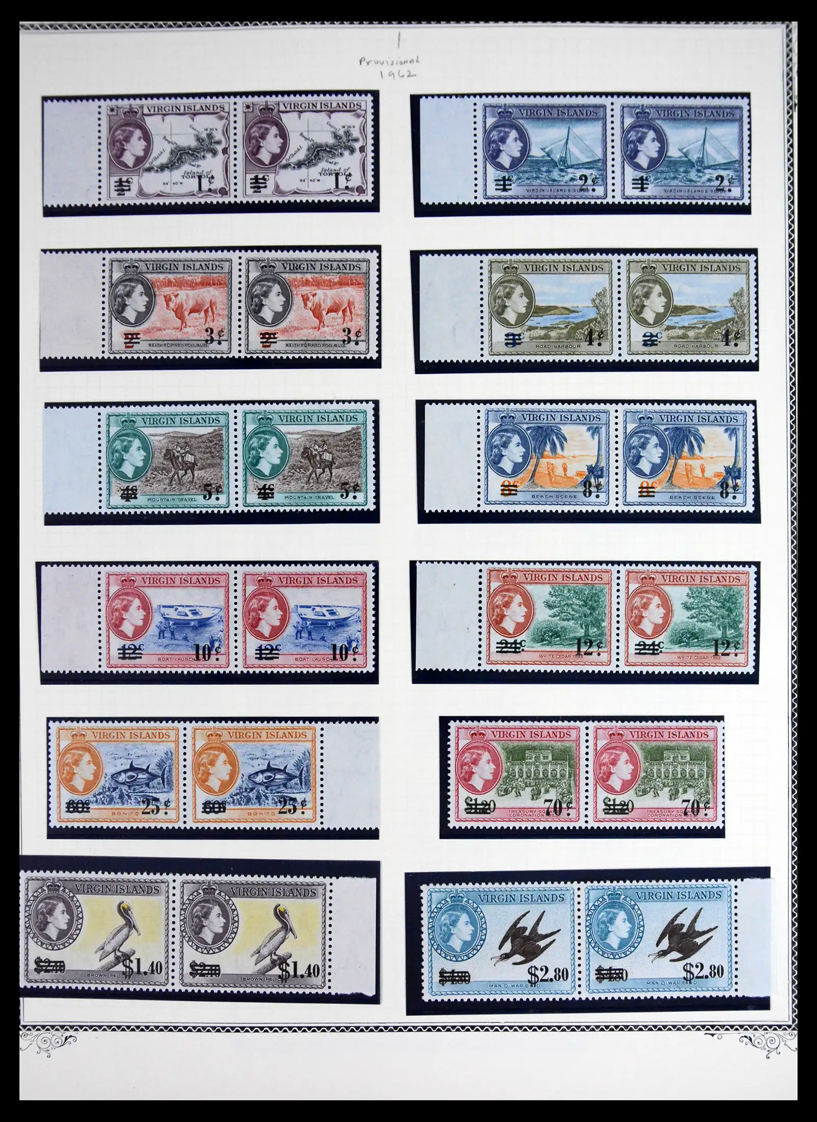 41652 0009 - Stamp collection 41652 British Virgin Islands 1866-1971.