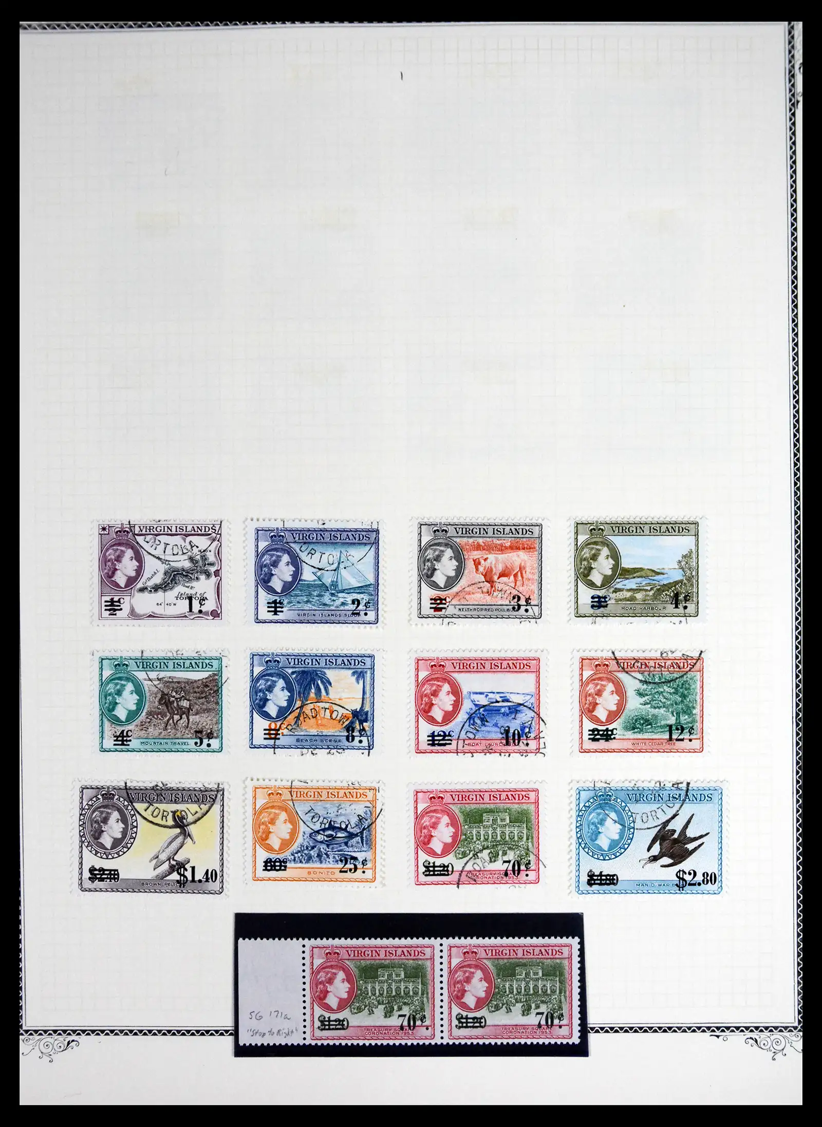 41652 0010 - Stamp collection 41652 British Virgin Islands 1866-1971.