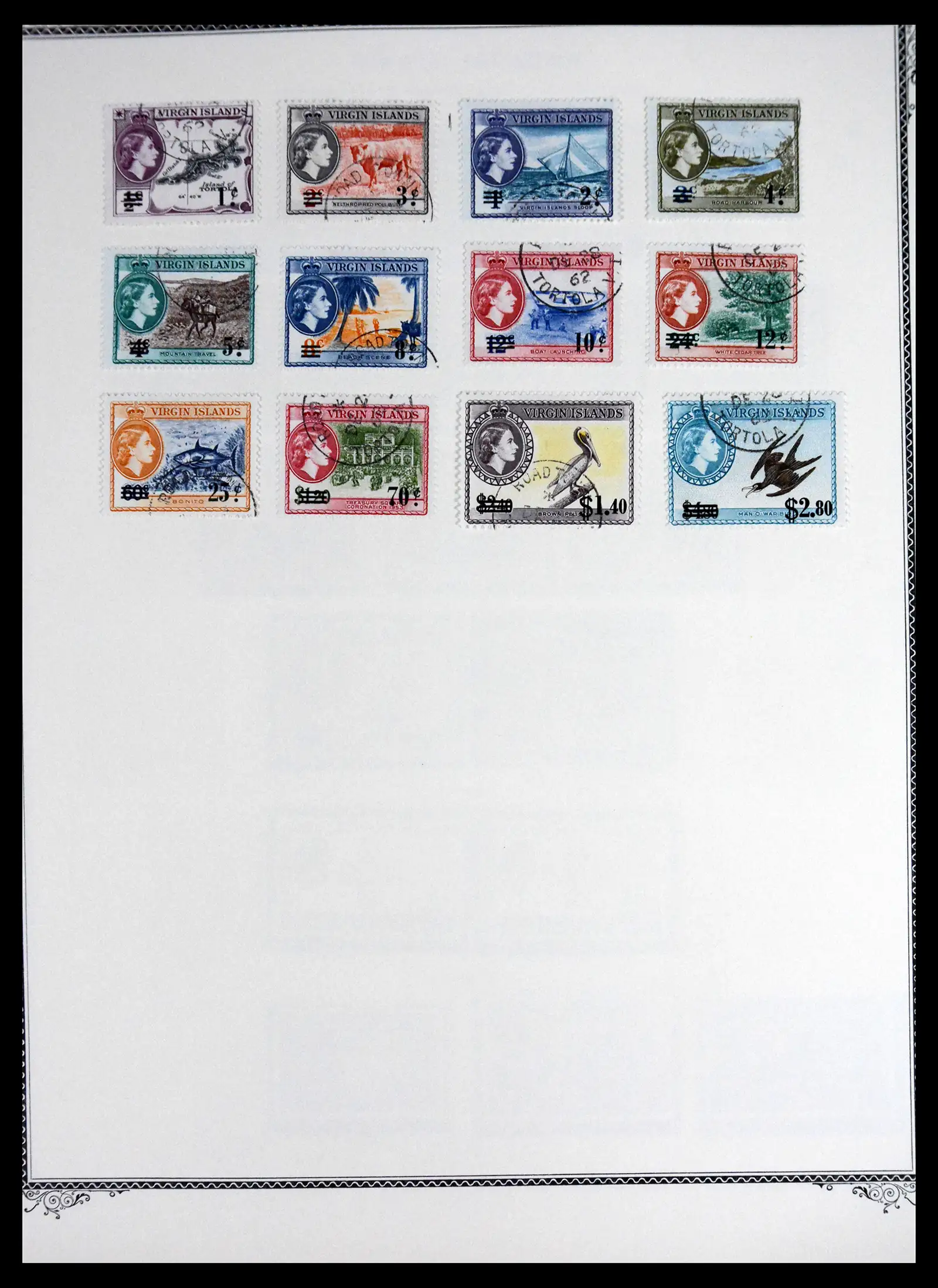 41652 0011 - Stamp collection 41652 British Virgin Islands 1866-1971.