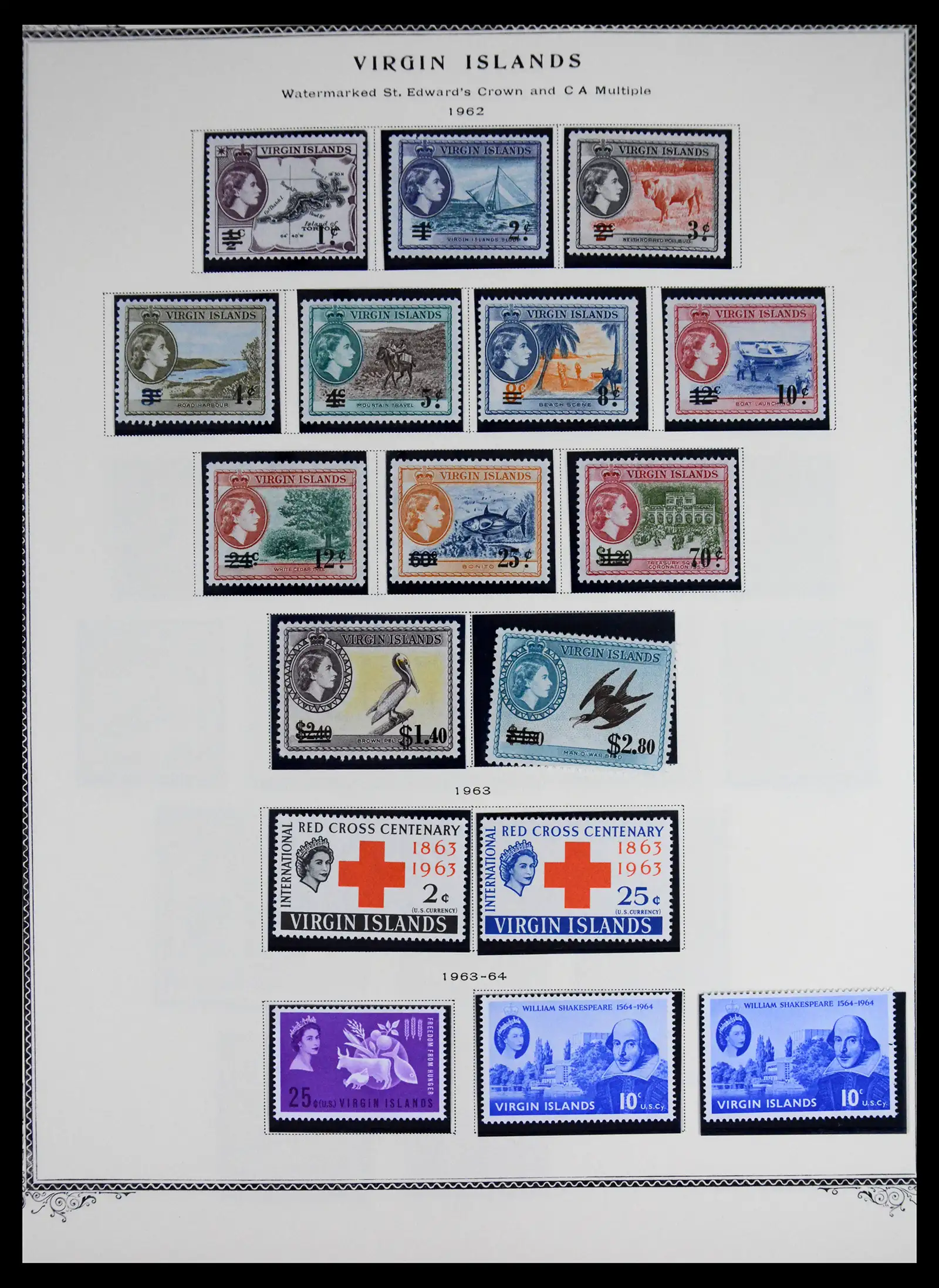 41652 0012 - Stamp collection 41652 British Virgin Islands 1866-1971.