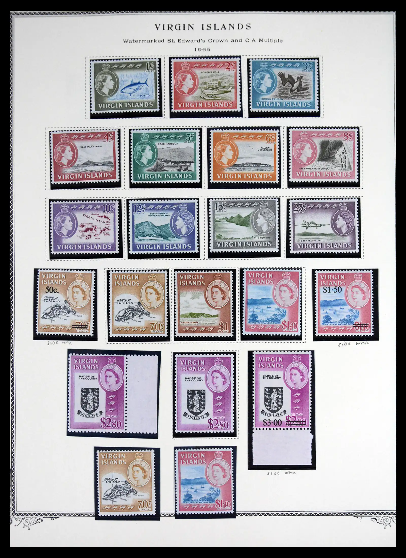 41652 0013 - Stamp collection 41652 British Virgin Islands 1866-1971.