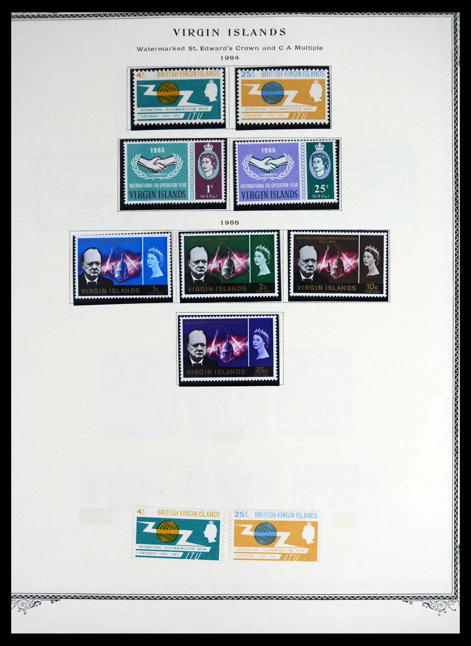 41652 0015 - Stamp collection 41652 British Virgin Islands 1866-1971.
