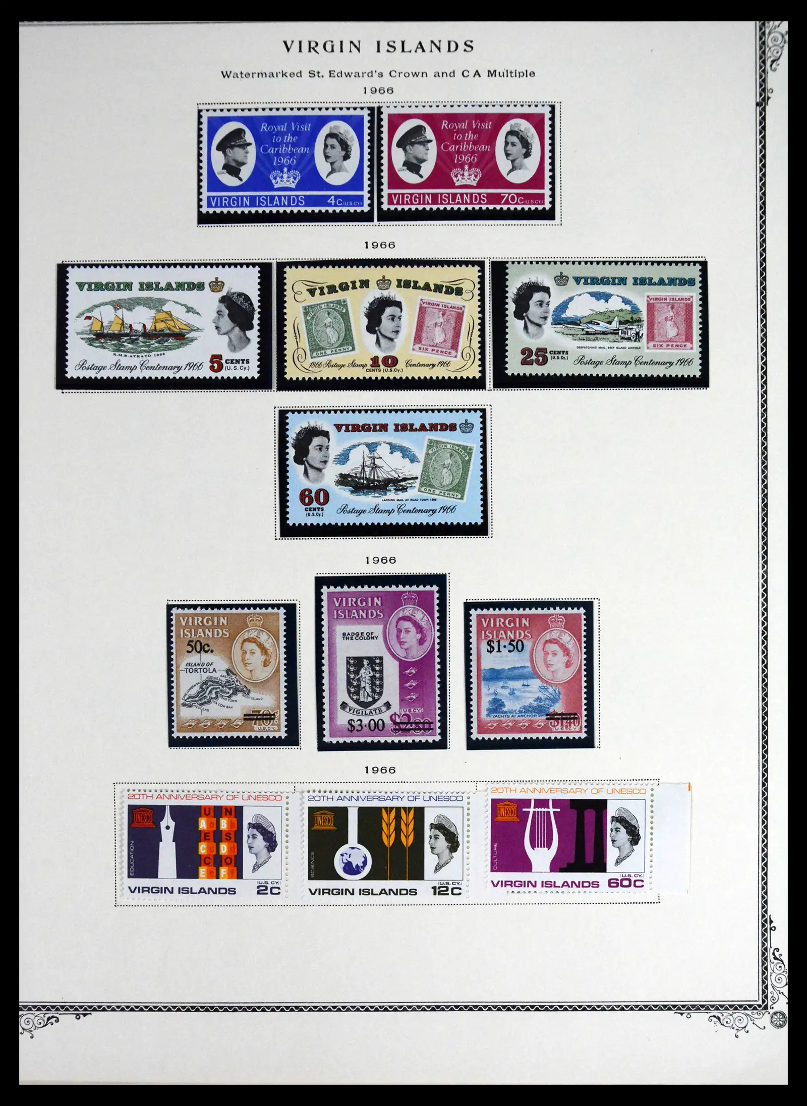 41652 0017 - Stamp collection 41652 British Virgin Islands 1866-1971.