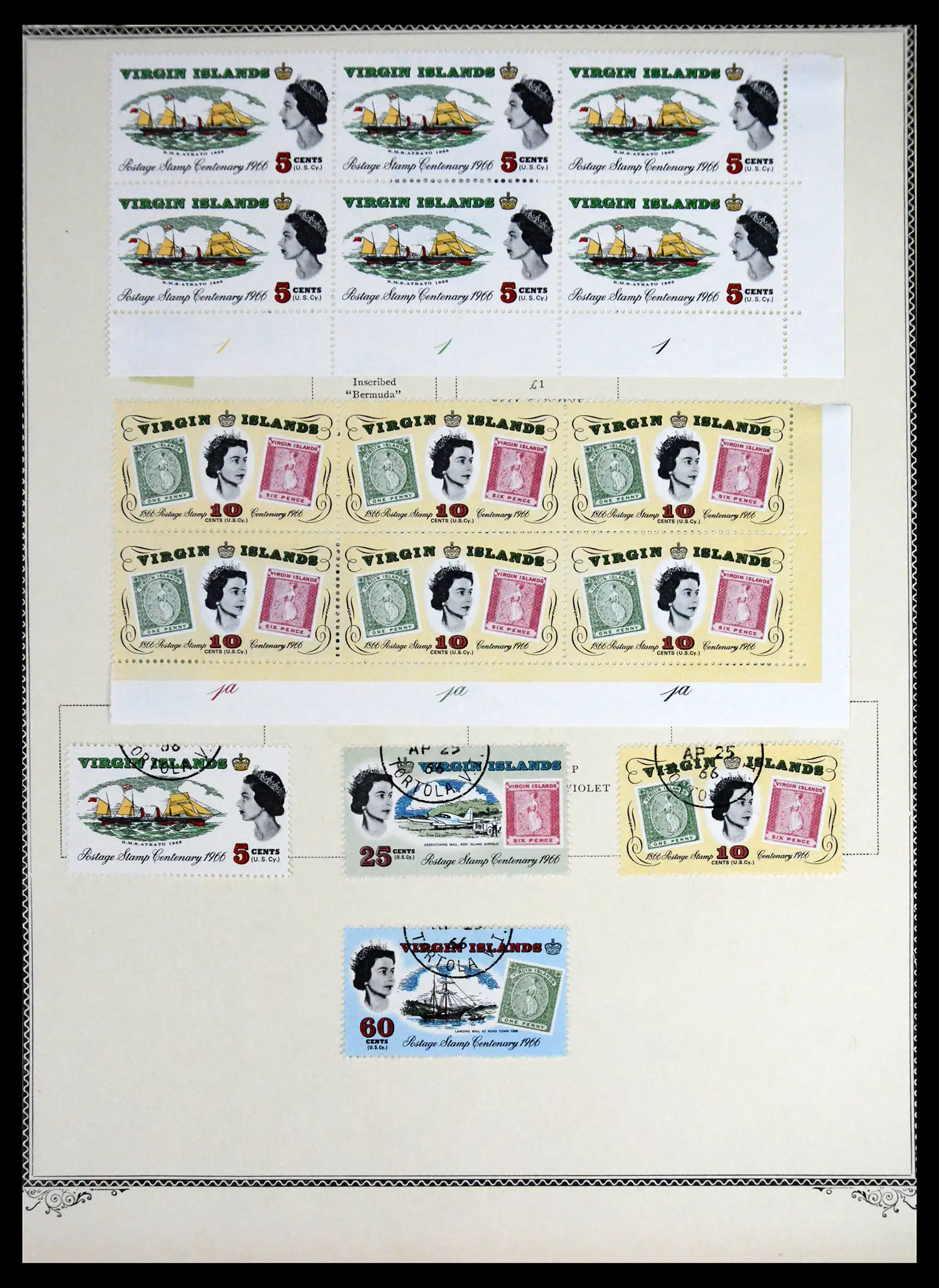 41652 0018 - Stamp collection 41652 British Virgin Islands 1866-1971.