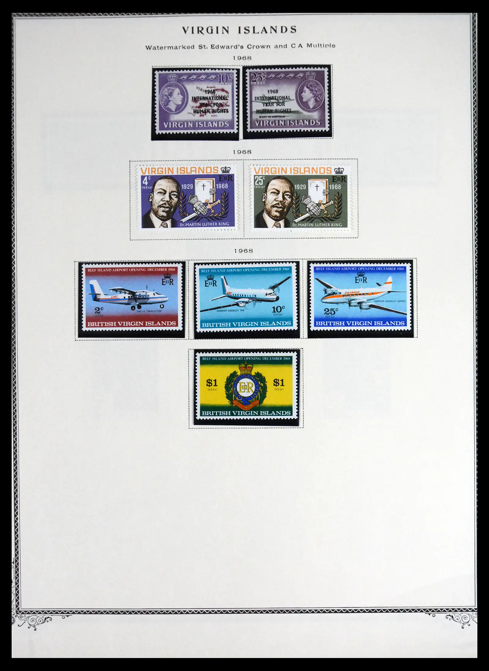 41652 0022 - Stamp collection 41652 British Virgin Islands 1866-1971.