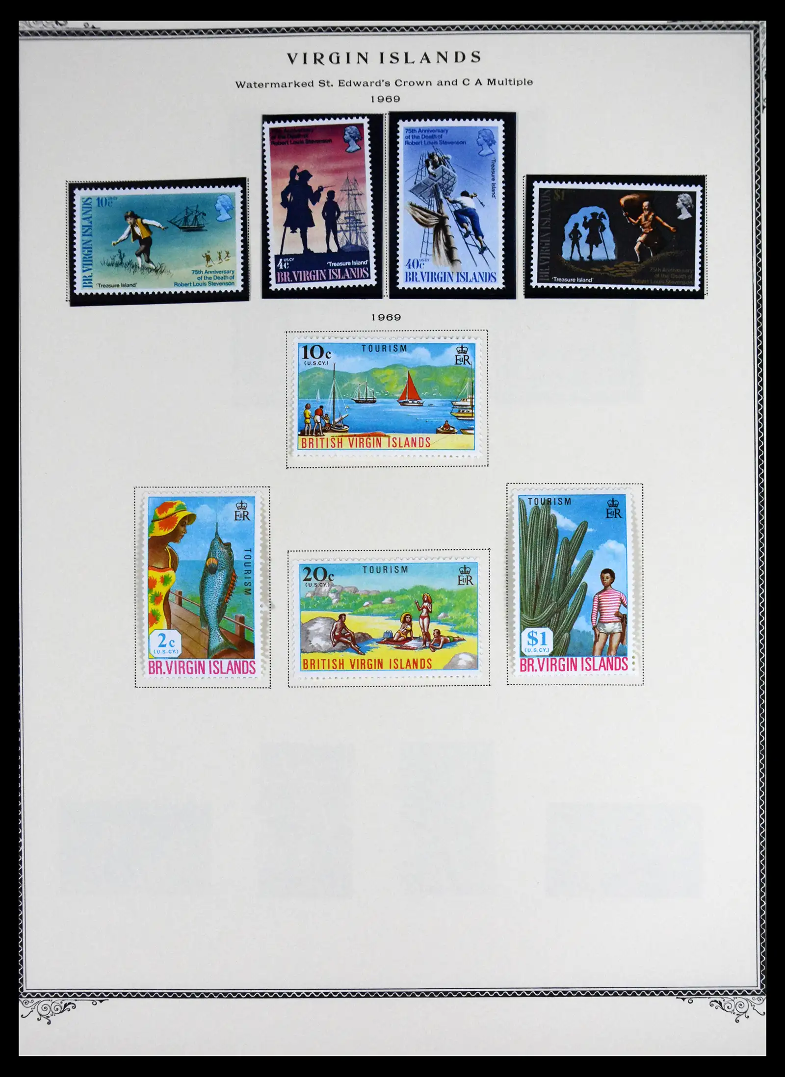 41652 0023 - Stamp collection 41652 British Virgin Islands 1866-1971.