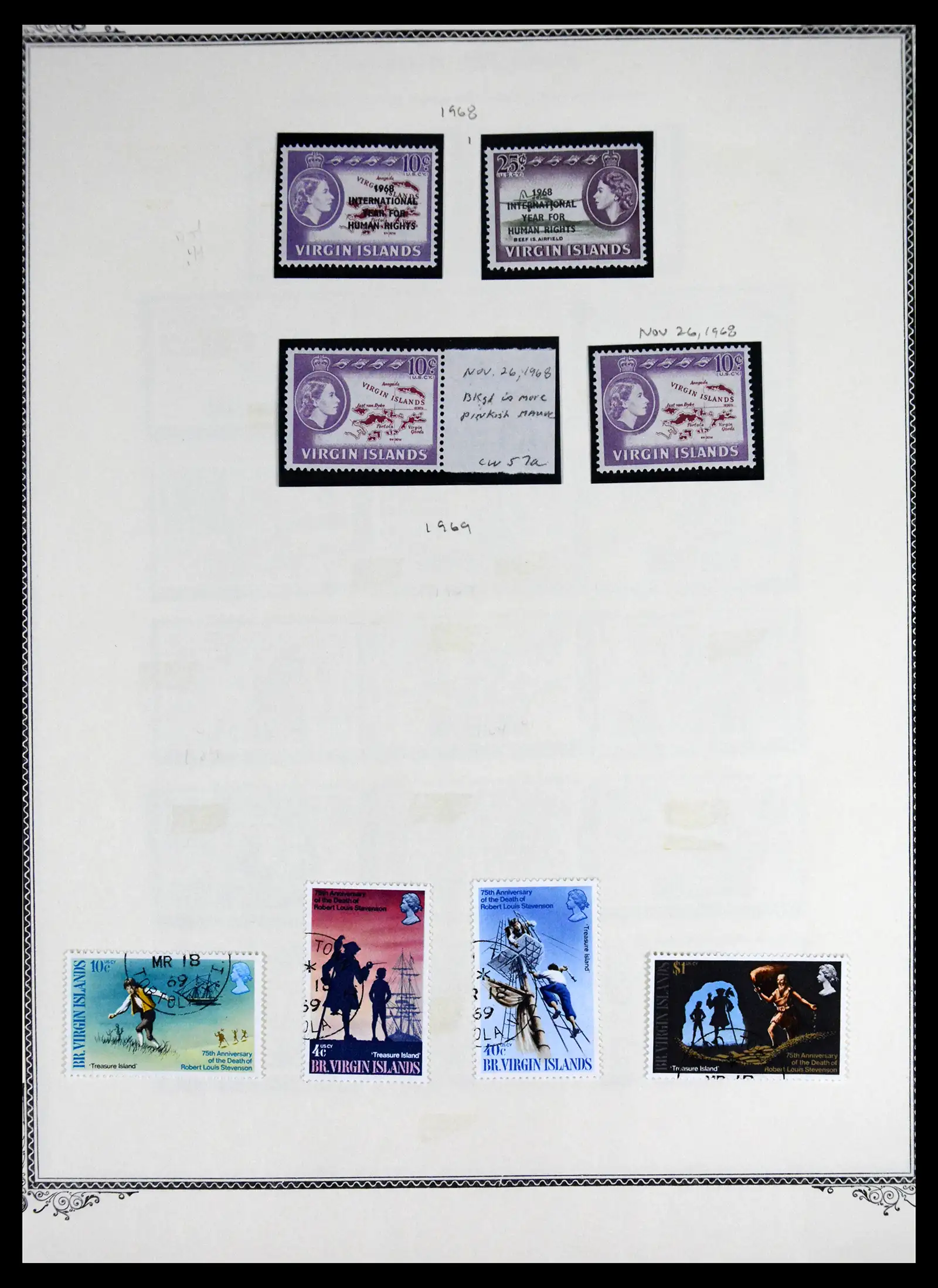 41652 0024 - Stamp collection 41652 British Virgin Islands 1866-1971.