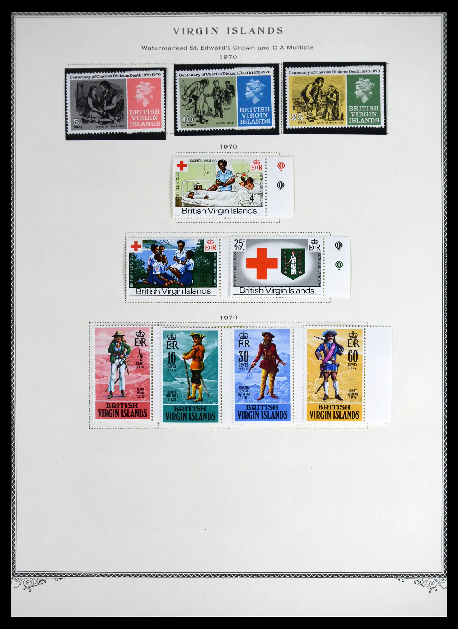 41652 0026 - Stamp collection 41652 British Virgin Islands 1866-1971.