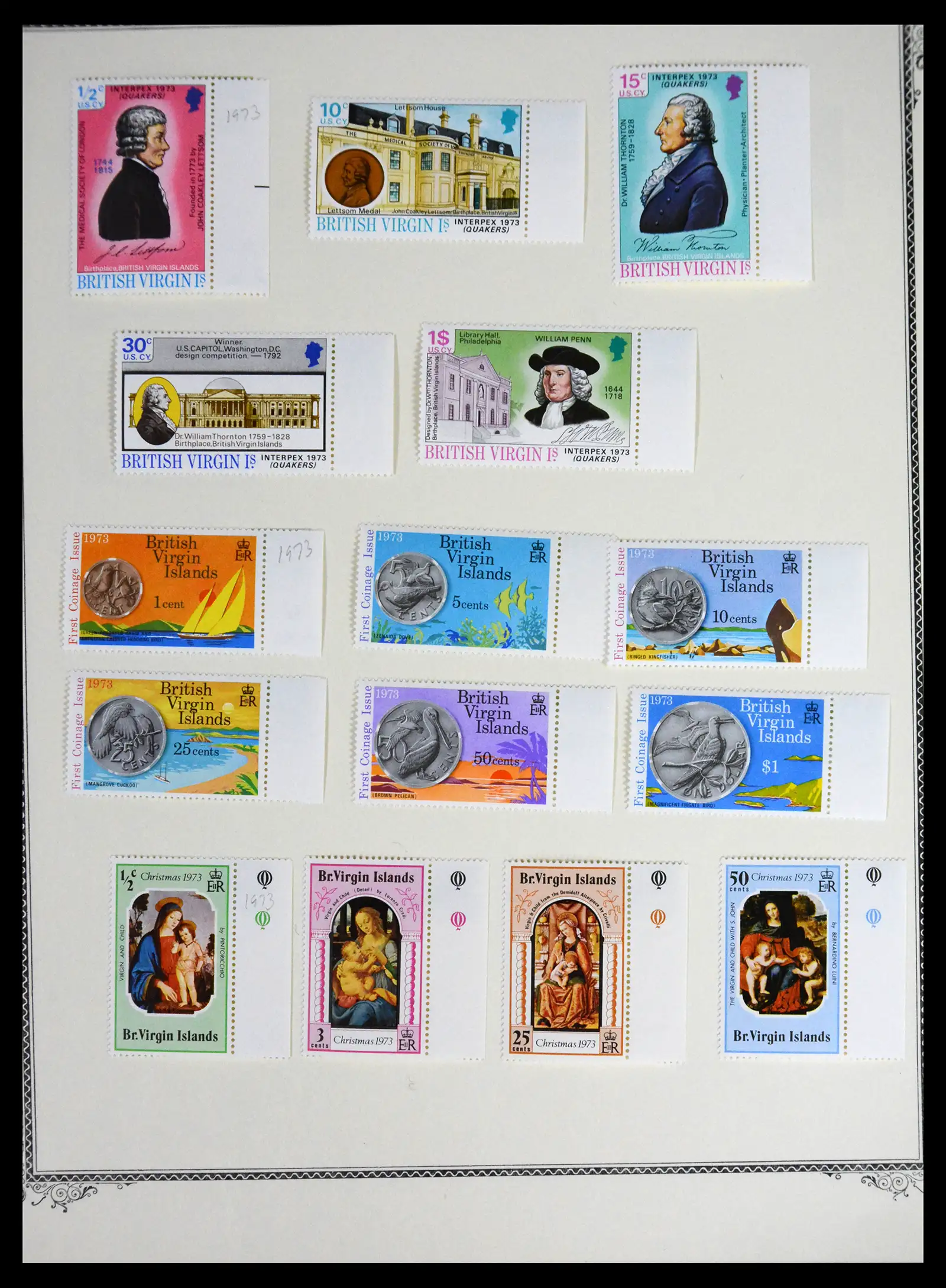 41652 0032 - Stamp collection 41652 British Virgin Islands 1866-1971.