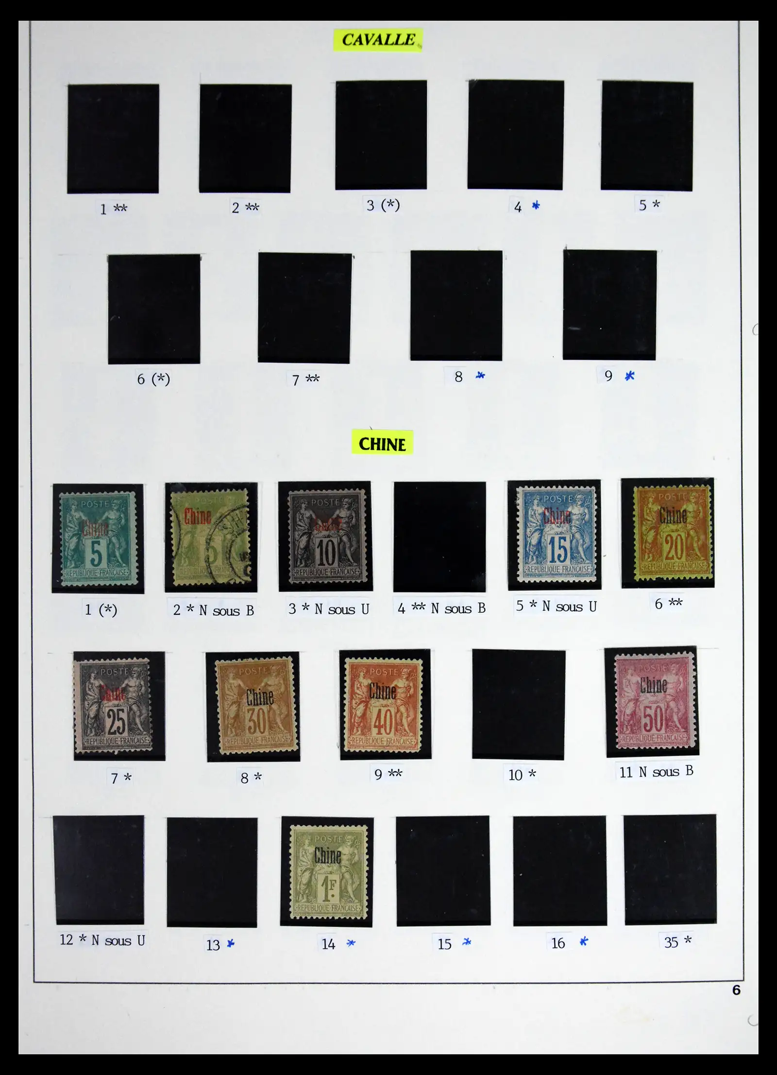 41653 0003 - Stamp collection 41653 French colonies classics 1892-1910.