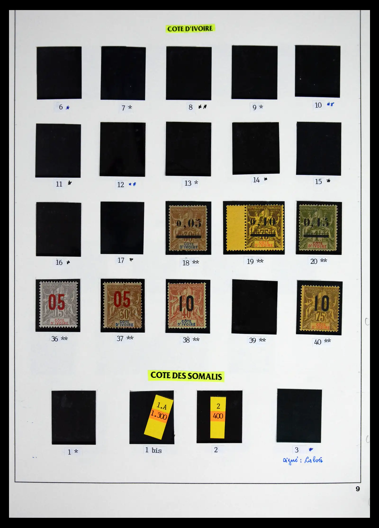 41653 0007 - Stamp collection 41653 French colonies classics 1892-1910.