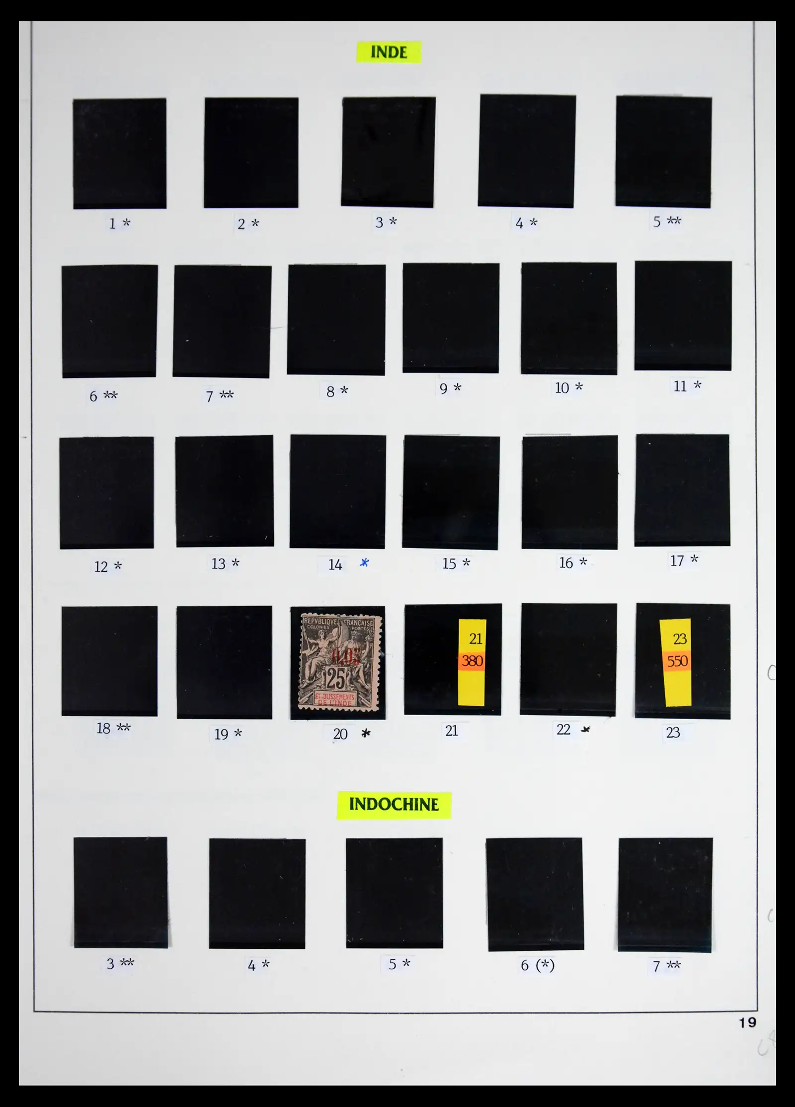 41653 0012 - Stamp collection 41653 French colonies classics 1892-1910.
