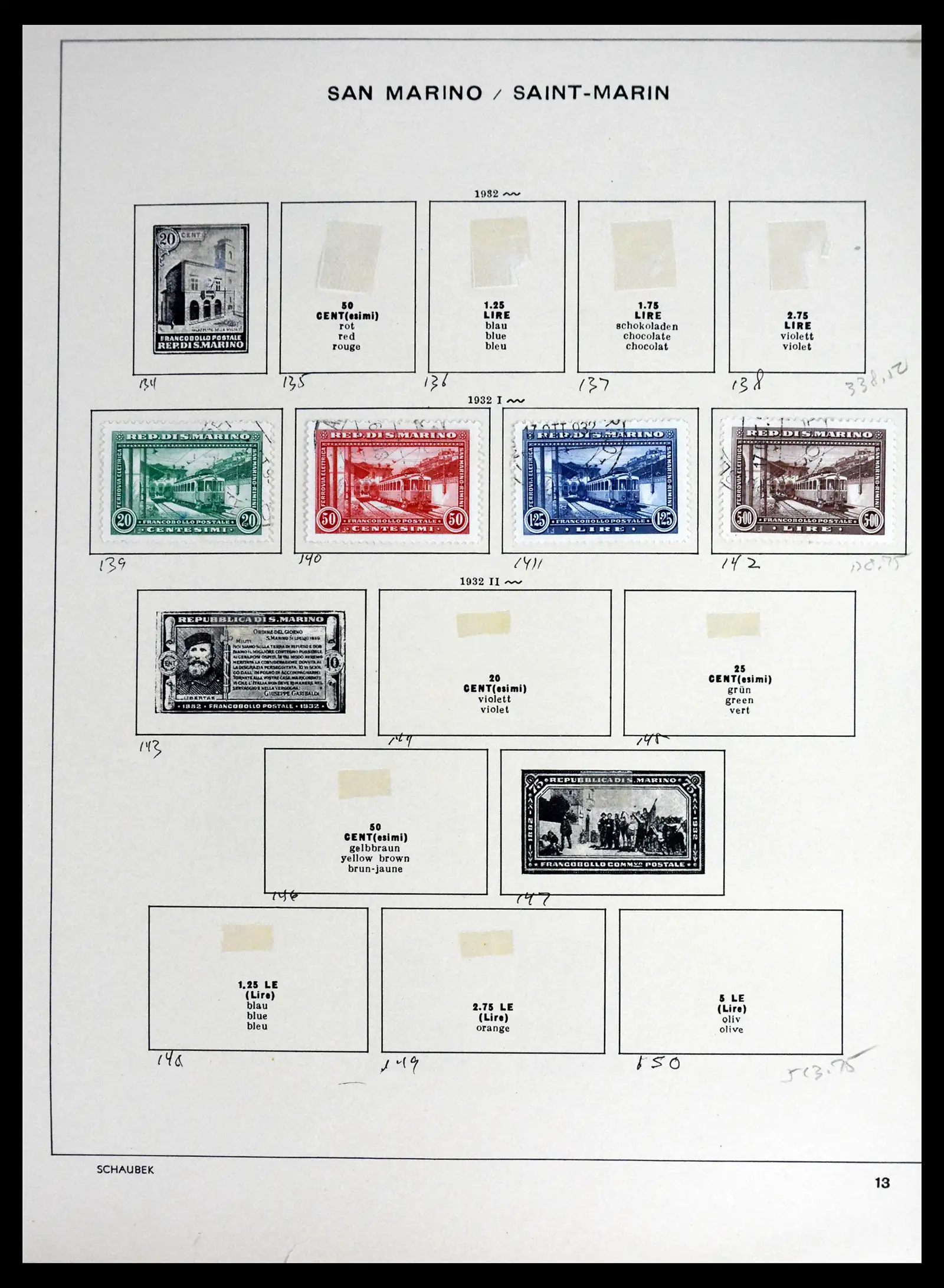 41654 0011 - Stamp collection 41654 San Marino 1877-1970.
