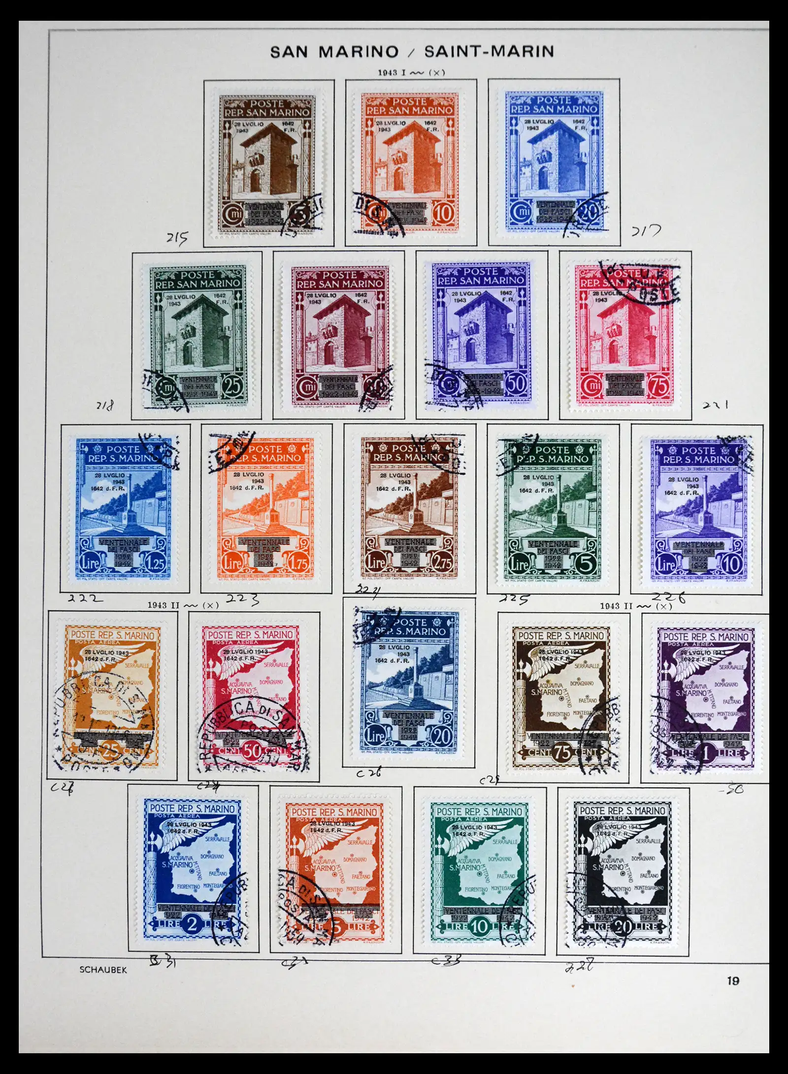 41654 0018 - Stamp collection 41654 San Marino 1877-1970.