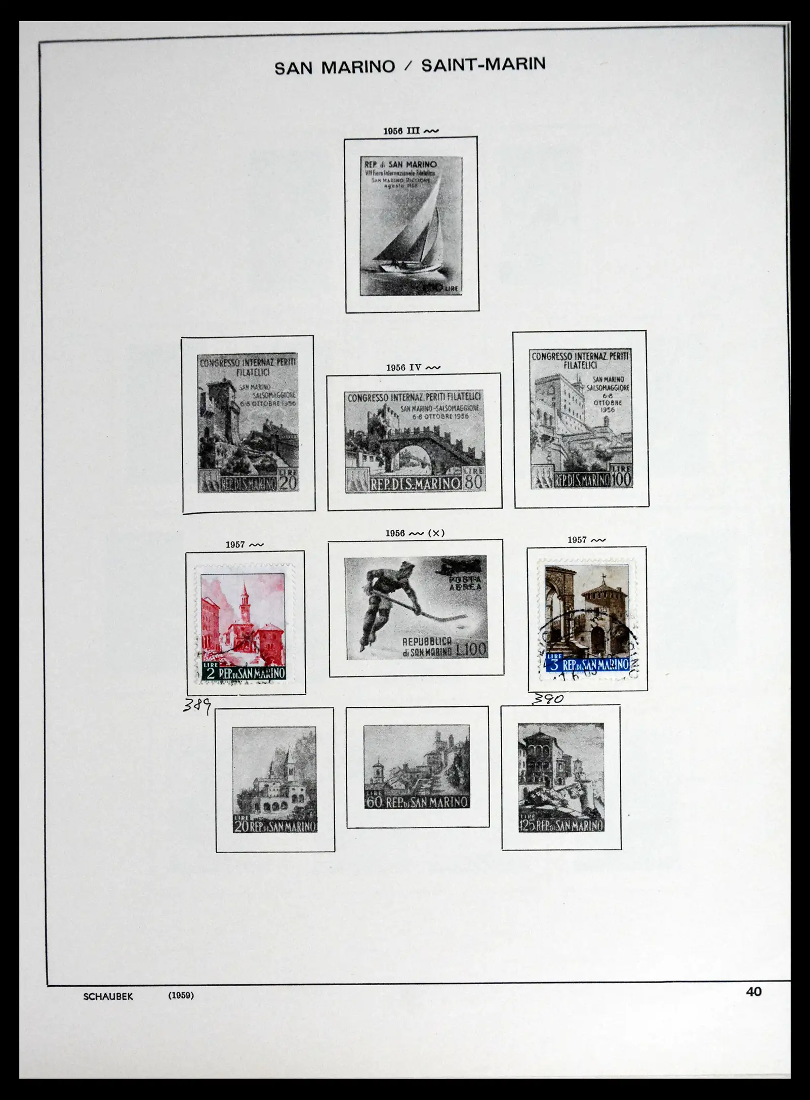 41654 0034 - Postzegelverzameling 41654 San Marino 1877-1970.